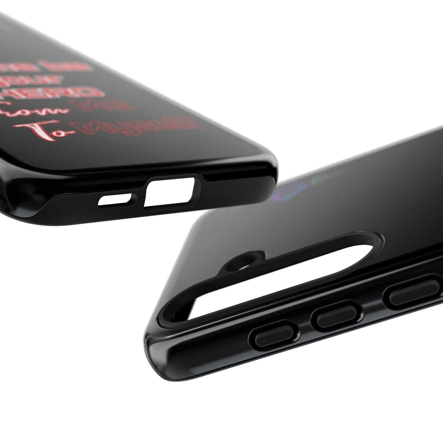 BlackOnion Brand New Phone Case - with Motivational Workout Motif’Let me be your Hero ‘💪🔥🫵