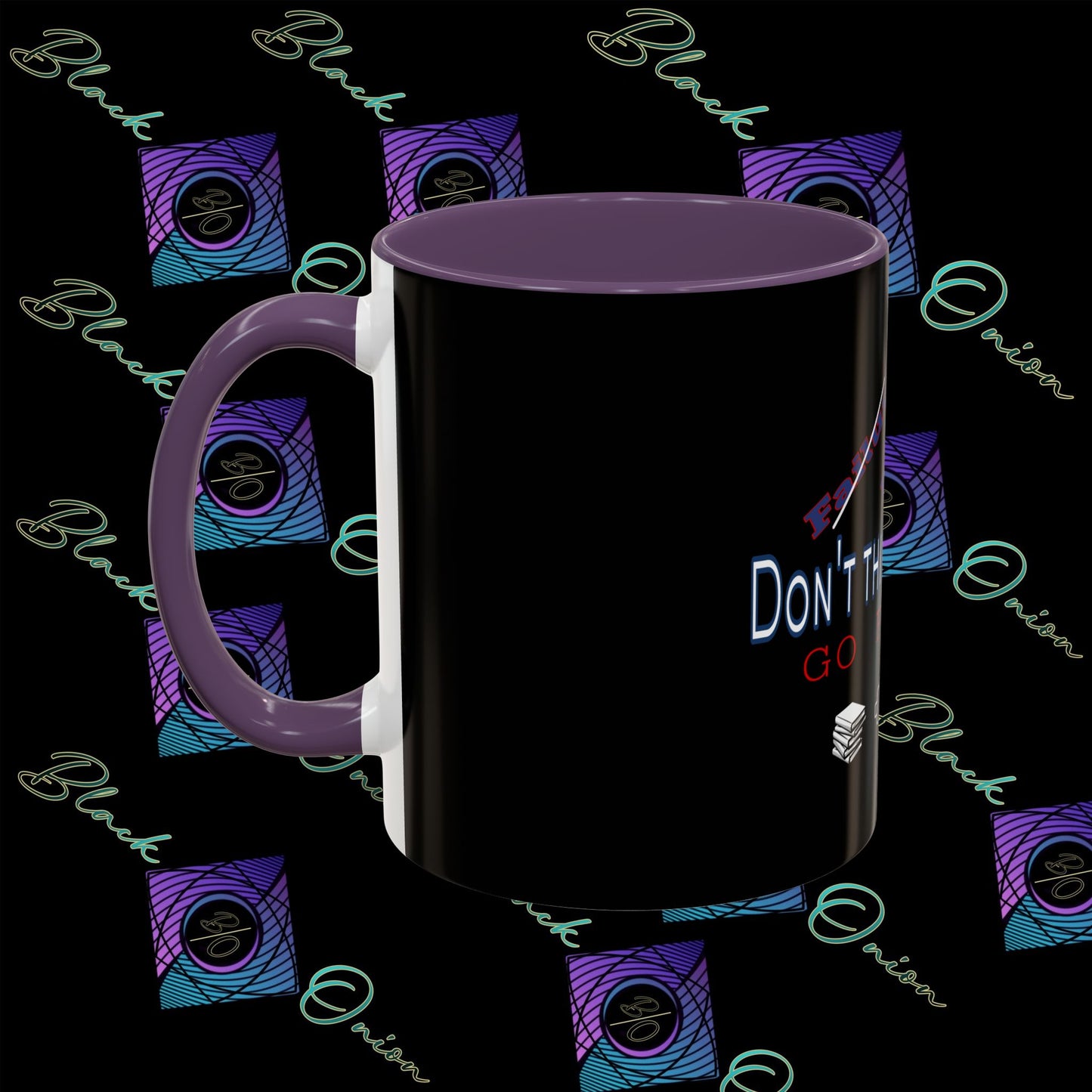 BlackOnion Coffee Mug Serial 2 with Workout Motif ‘Don’t think ‘🫵🔥💪