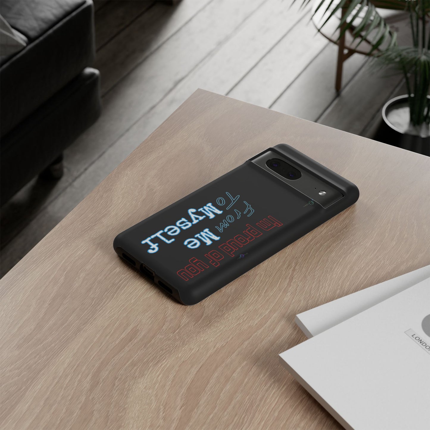 BlackOnion Brand New Phone Case - with Motivational Workout Motif’I’m proud of you ‘💪🔥🫵