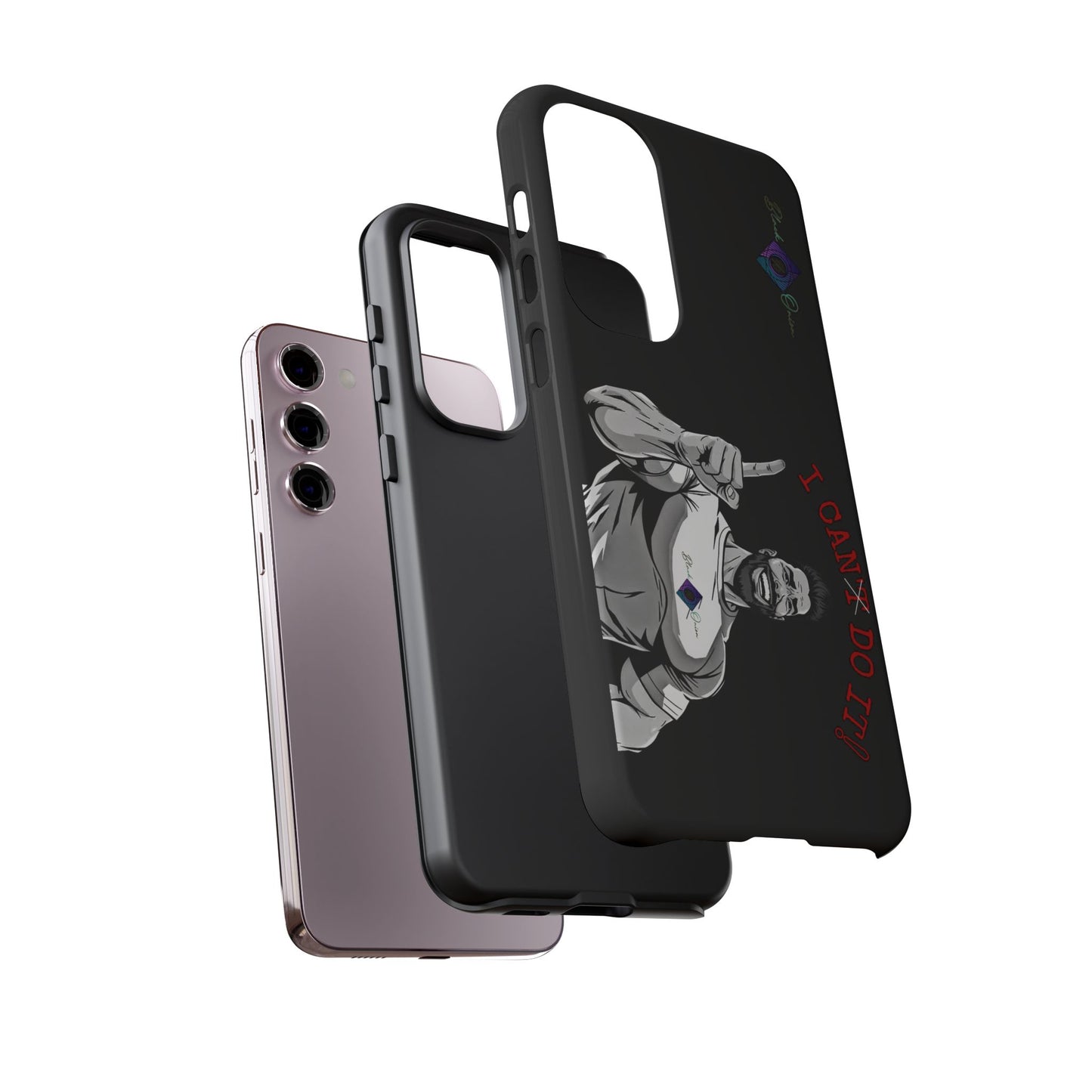 BlackOnion Brand New Phone Case - with Motivational Workout Motif’I Can Do It ‘💪🔥🫵