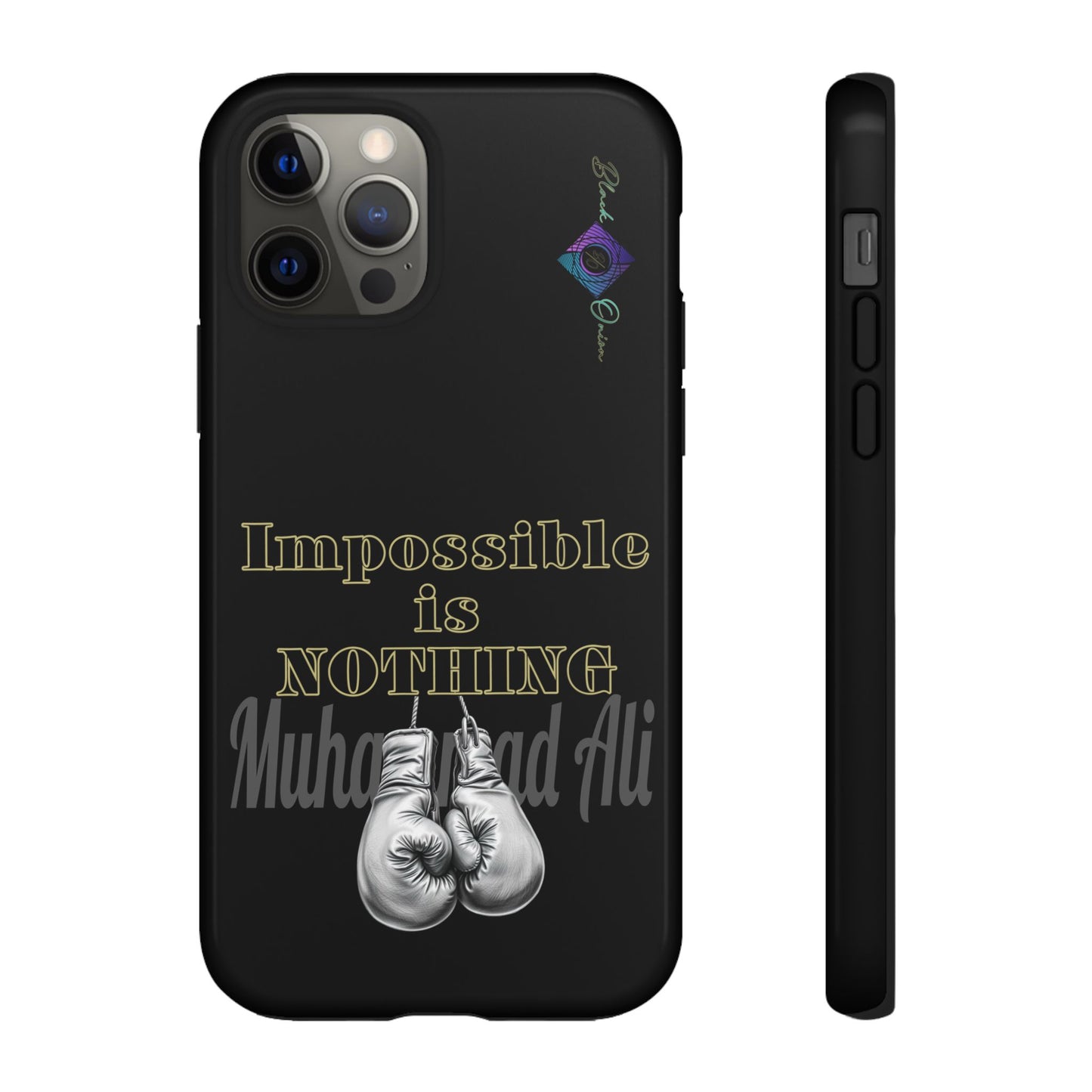BlackOnion Brand New Phone Case - with Motivational Workout Motif ’Impossible ‘💪🔥🫵