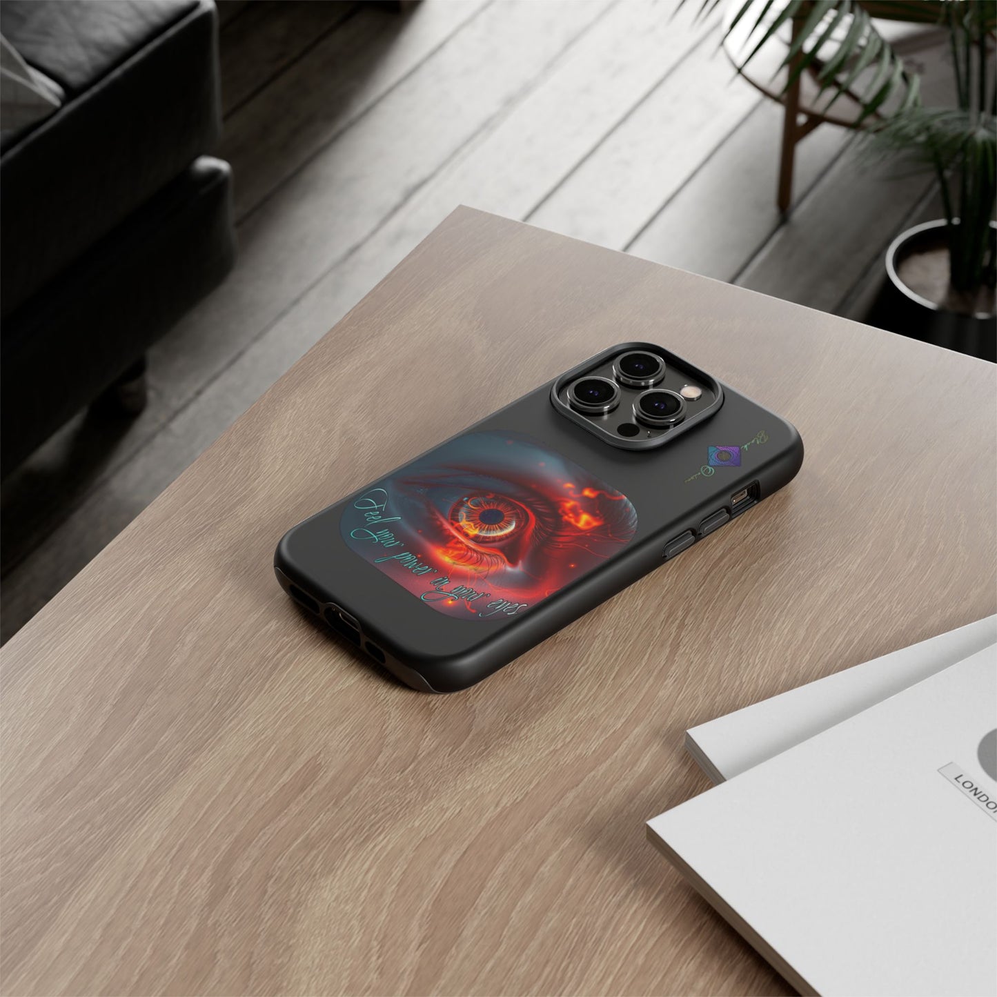 BlackOnion Brand New Phone Case - with Motivational Workout Motif ’Feel your power ‘💪🔥🫵