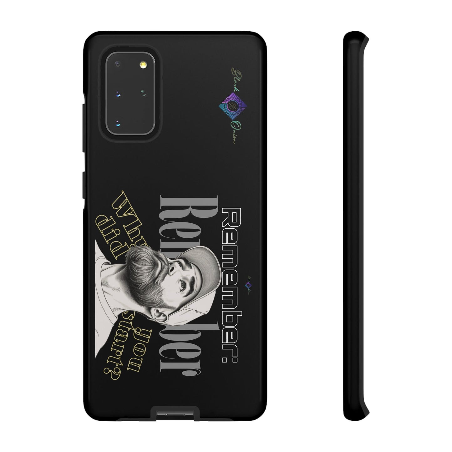 BlackOnion Brand New Phone Case - with Motivational Workout Motif’Remember ‘💪🔥🫵