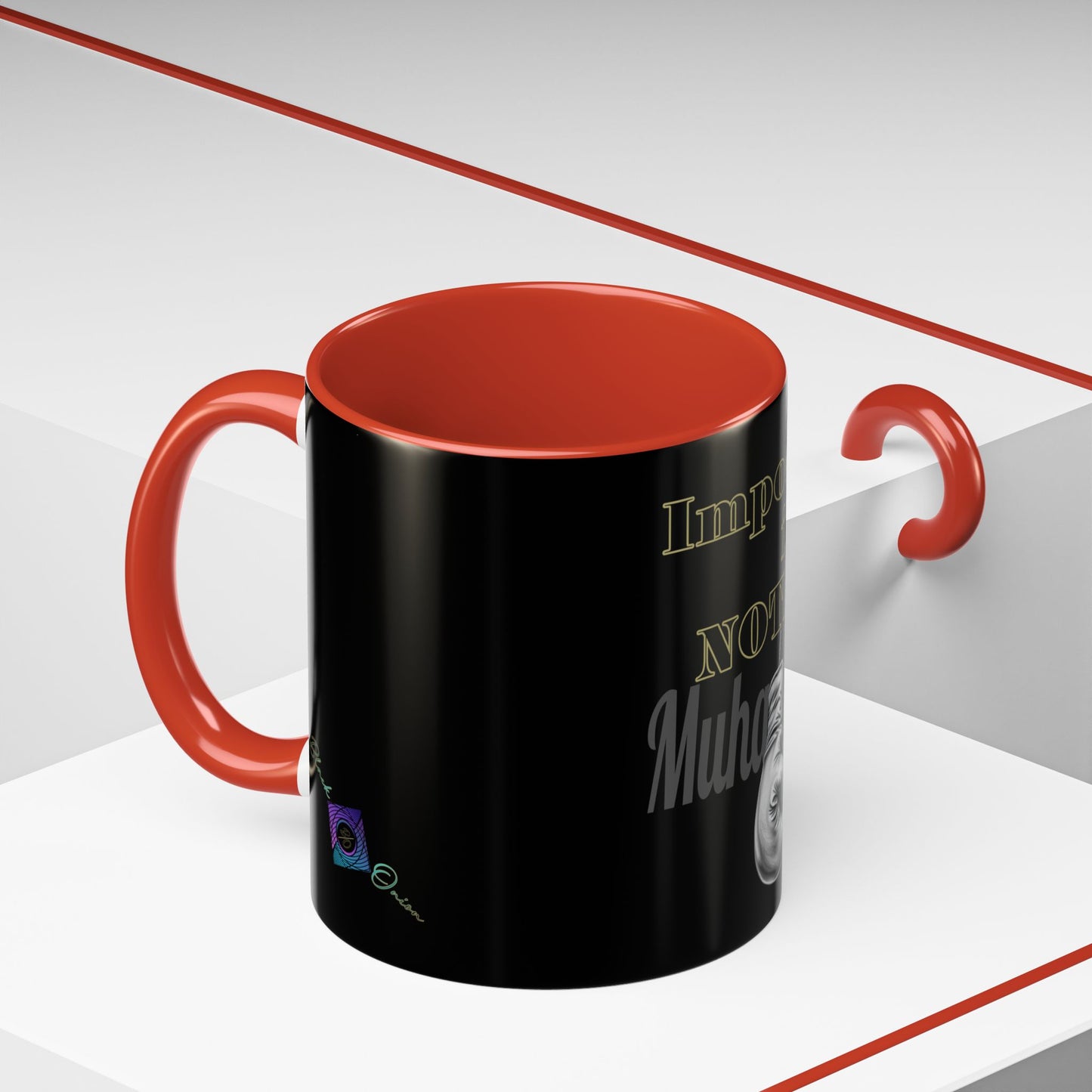 BlackOnion Coffee Mug 2 with Workout Motif ‘Impossible is NothingV2’🫵🔥💪