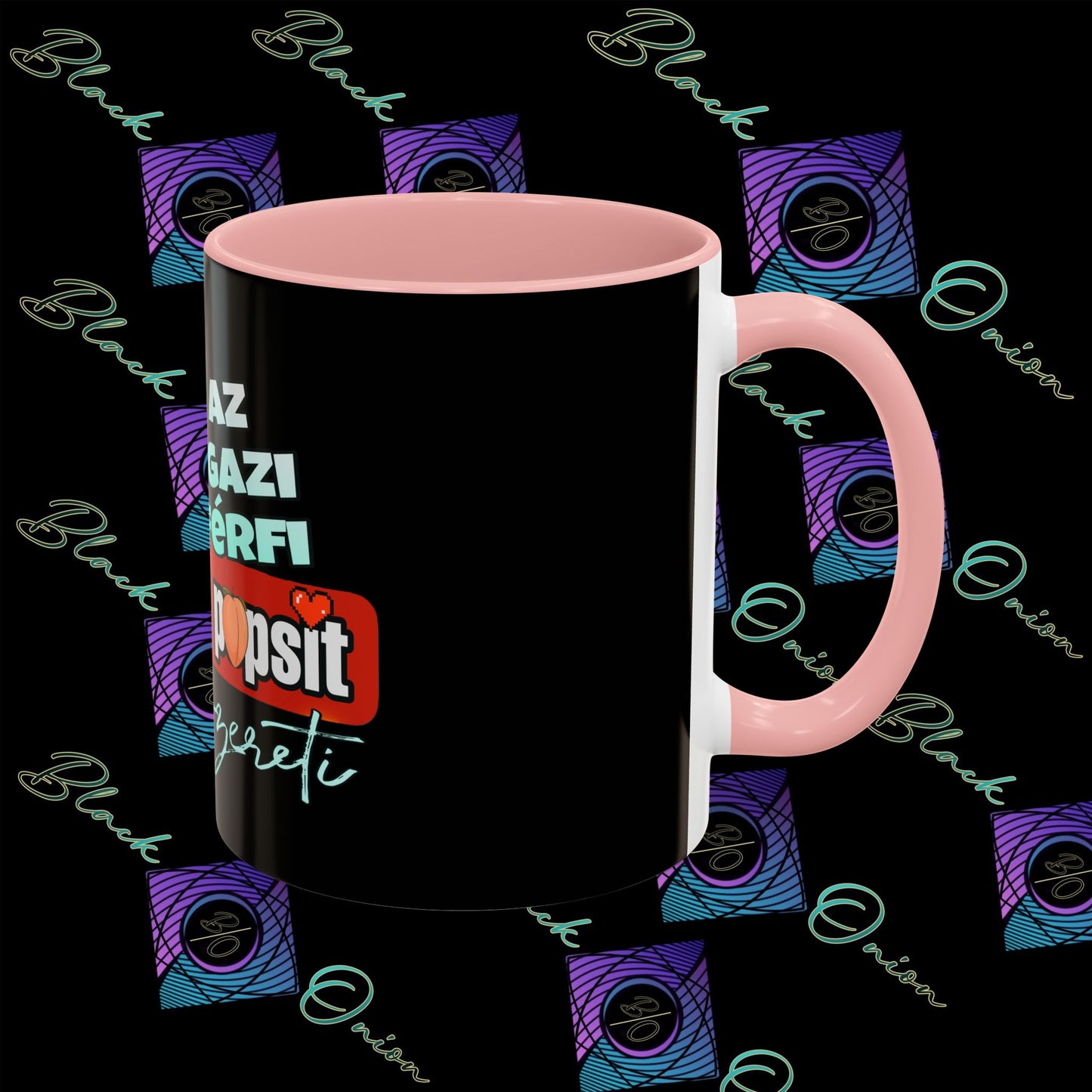 BlackOnion Coffee Mug - 11oz with Workout Motif ‘Az igazi férfi’🔥💪🫵