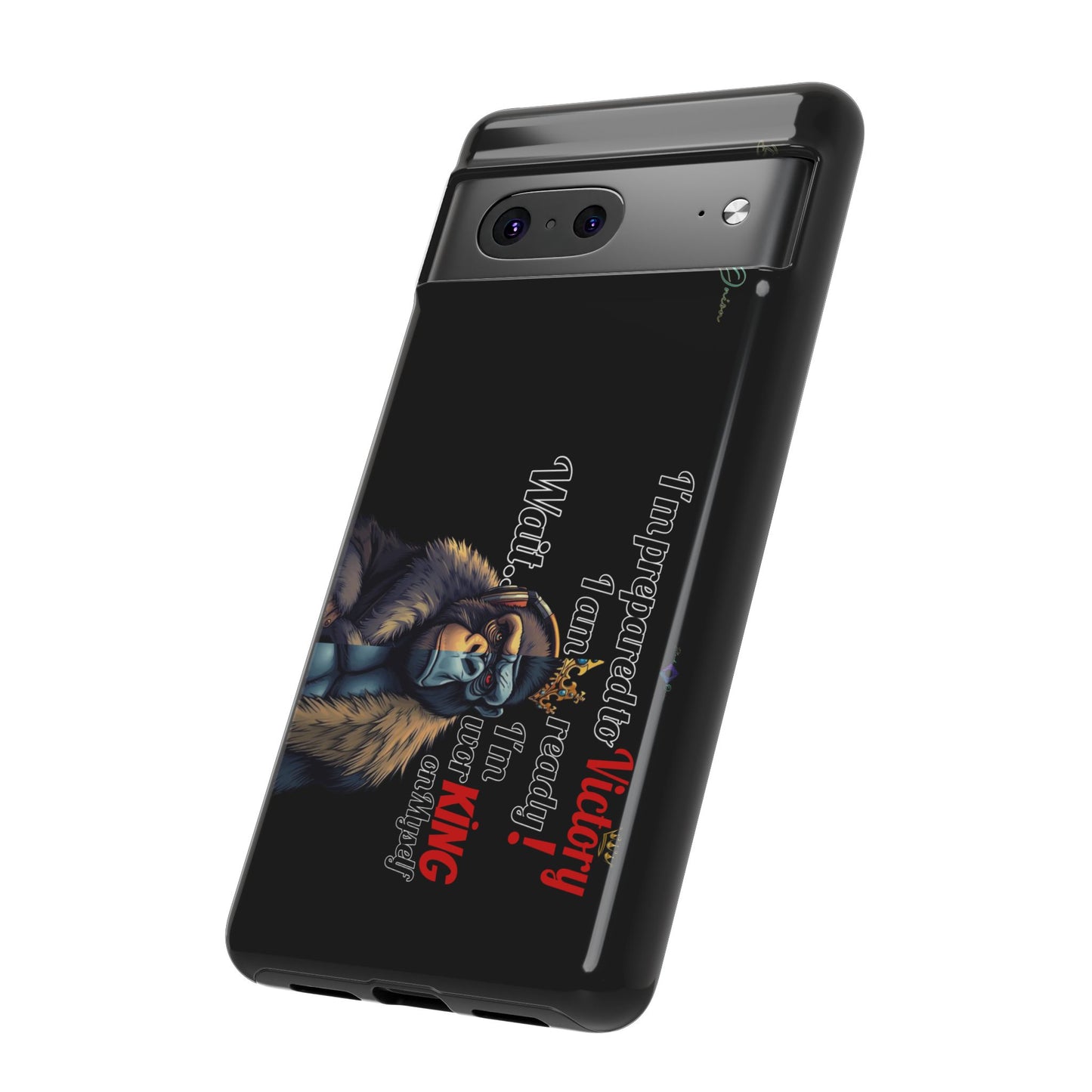 BlackOnion Brand New Phone Case - with Motivational Workout Motif’Victory 👑‘💪🔥🫵