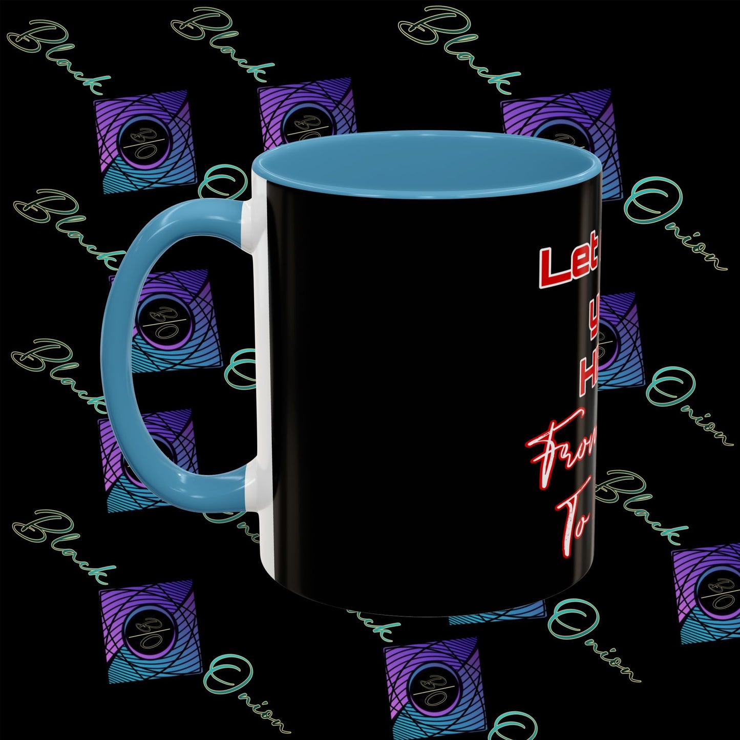 BlackOnion Coffee Mug Serial 2 with Workout Motif ‘Let me be your Hero’🫵🔥💪