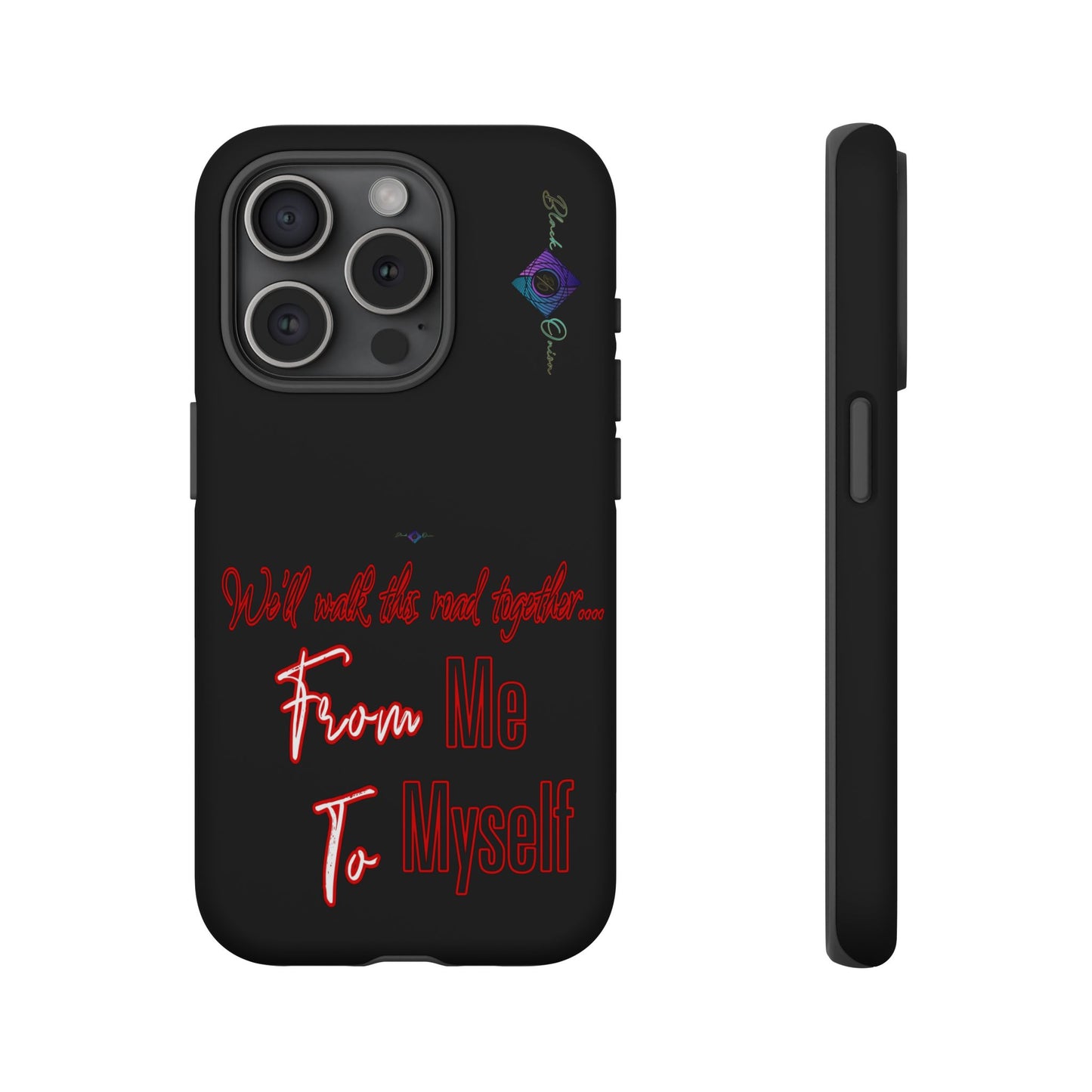 BlackOnion Brand New Phone Case - with Motivational Workout Motif’We’ll walk ‘💪🔥🫵