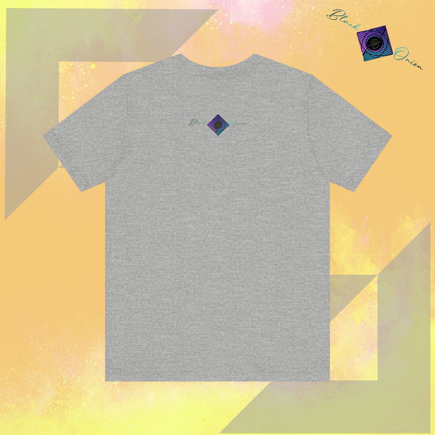 BlackOnion T-Shirt with Workout Motif V2 “Watch Me" 💪🔥