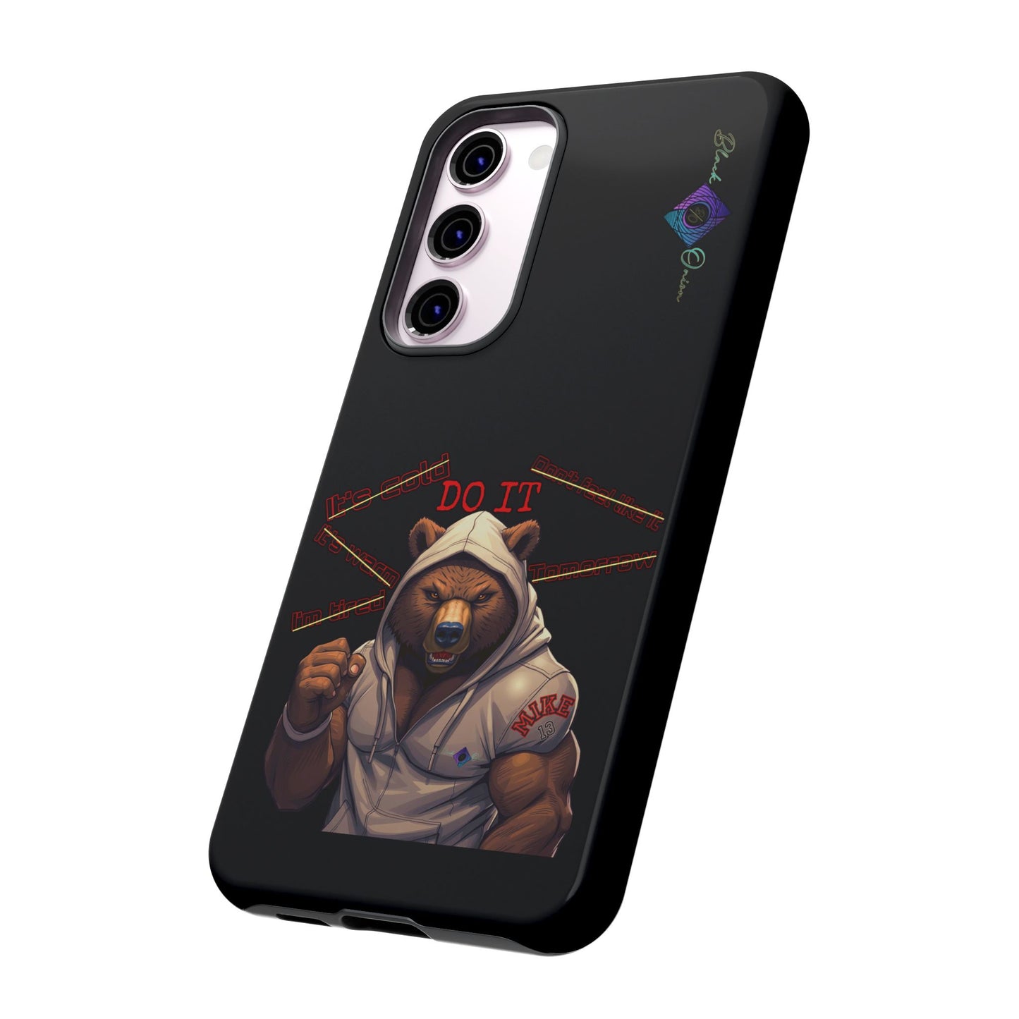BlackOnion Brand New Phone Case - with Motivational Workout Motif’Do it ‘💪🔥🫵