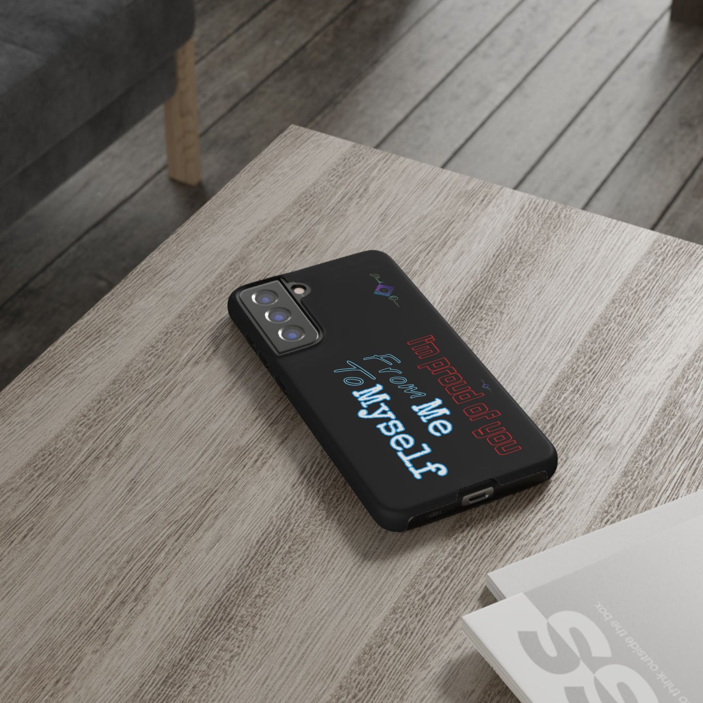 BlackOnion Brand New Phone Case - with Motivational Workout Motif’I’m proud of you ‘💪🔥🫵