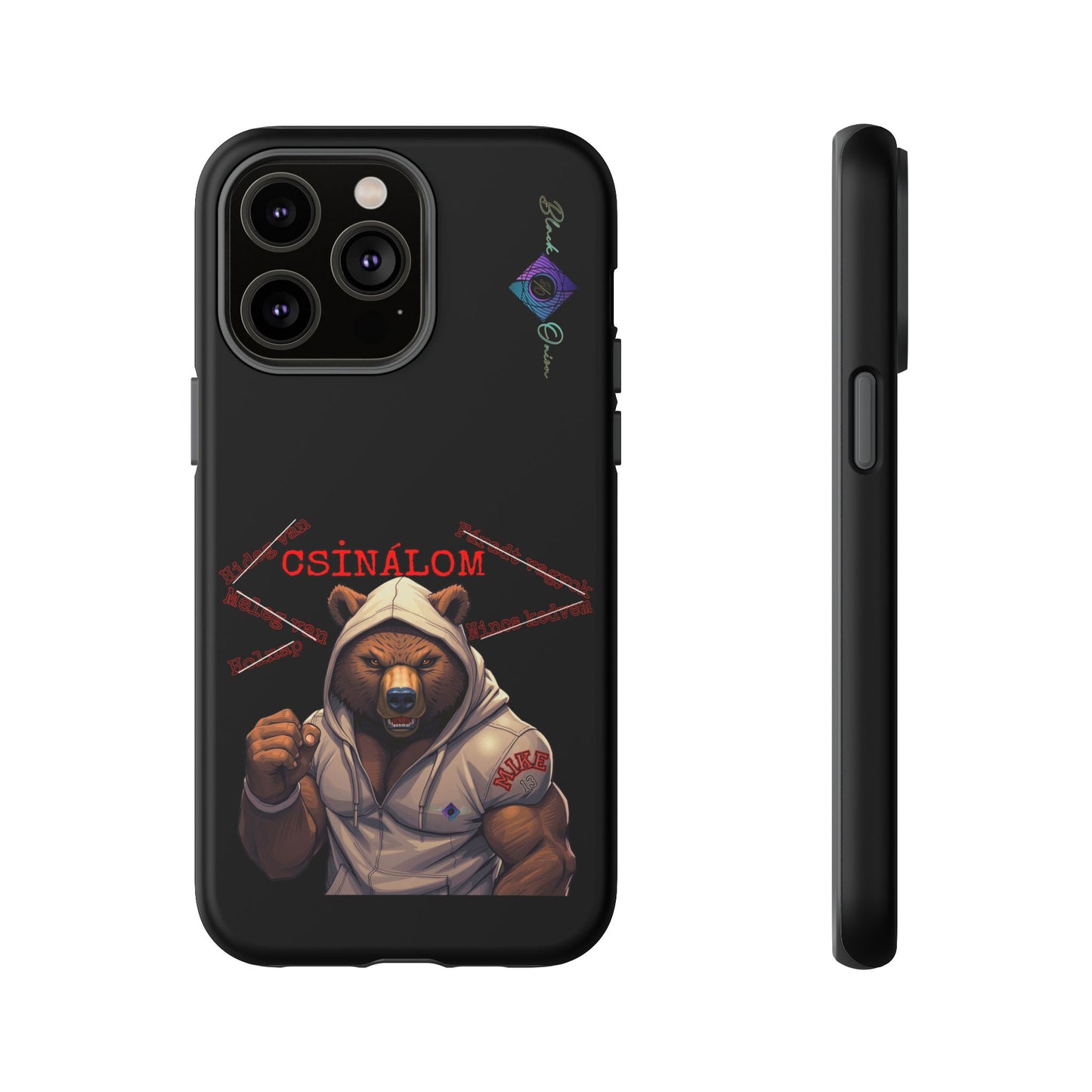 BlackOnion Brand New Phone Case - with Motivational Workout Motif ‘Csinálom ‘💪🔥🫵