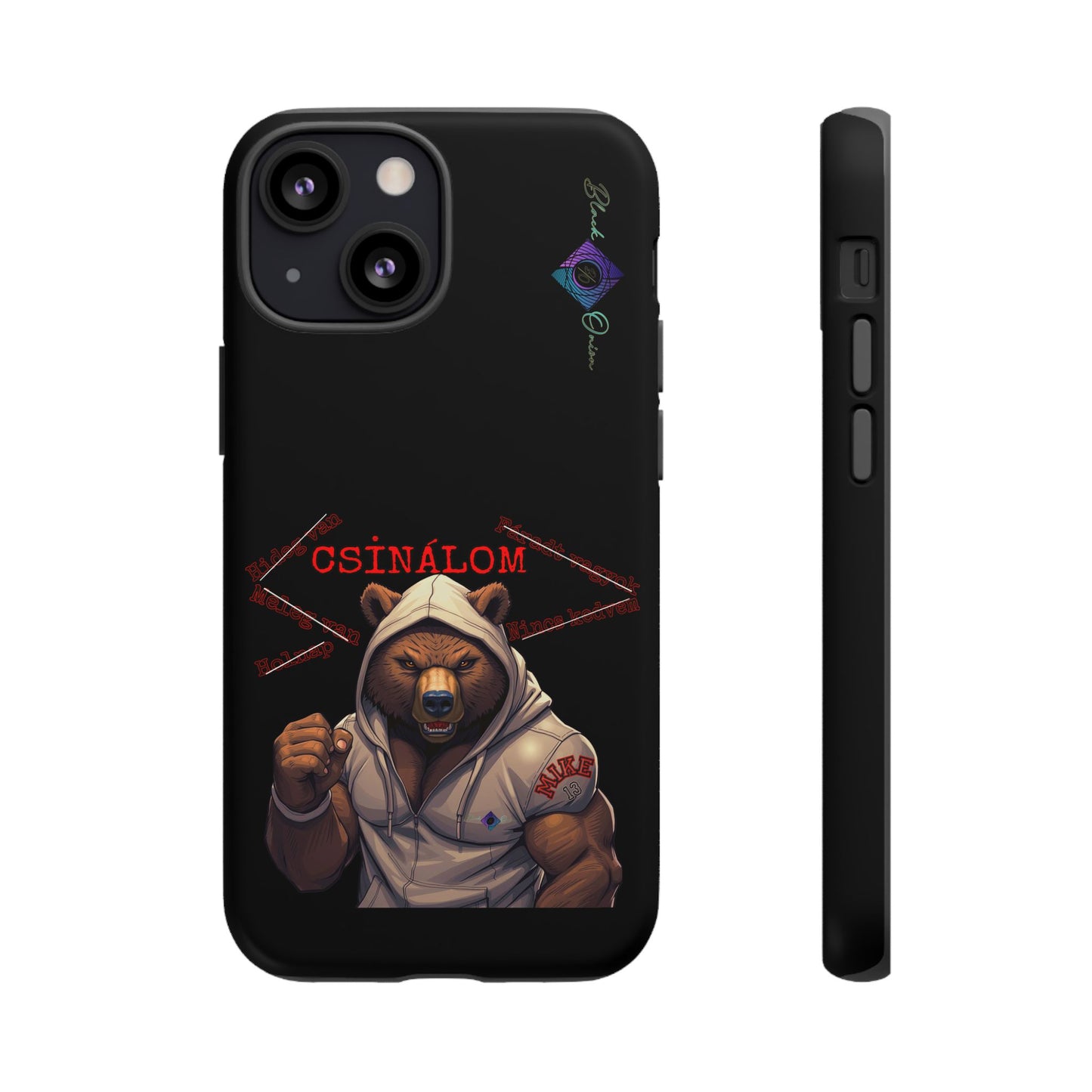 BlackOnion Brand New Phone Case - with Motivational Workout Motif ‘Csinálom ‘💪🔥🫵