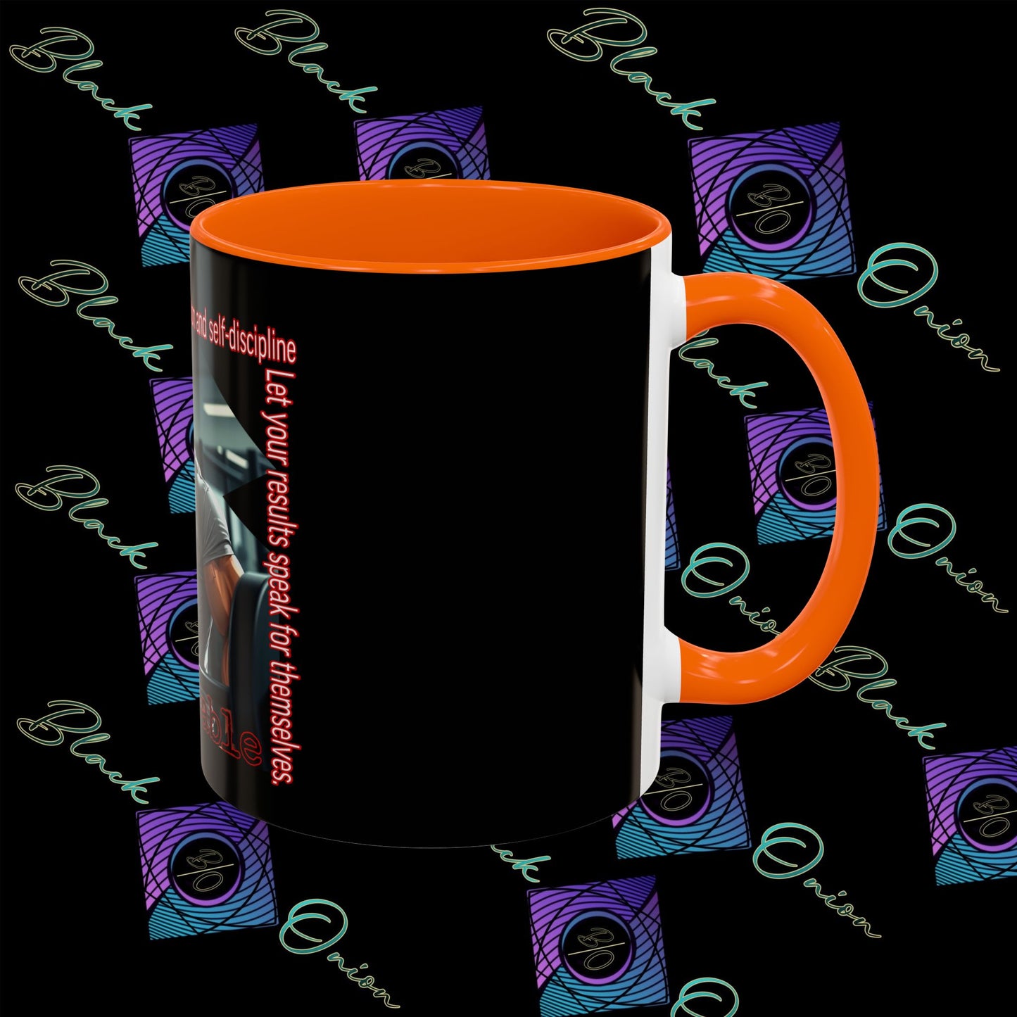 BlackOnion Coffee Mug Serial 2 with Workout Motif ‘Unstoppable’🫵🔥💪