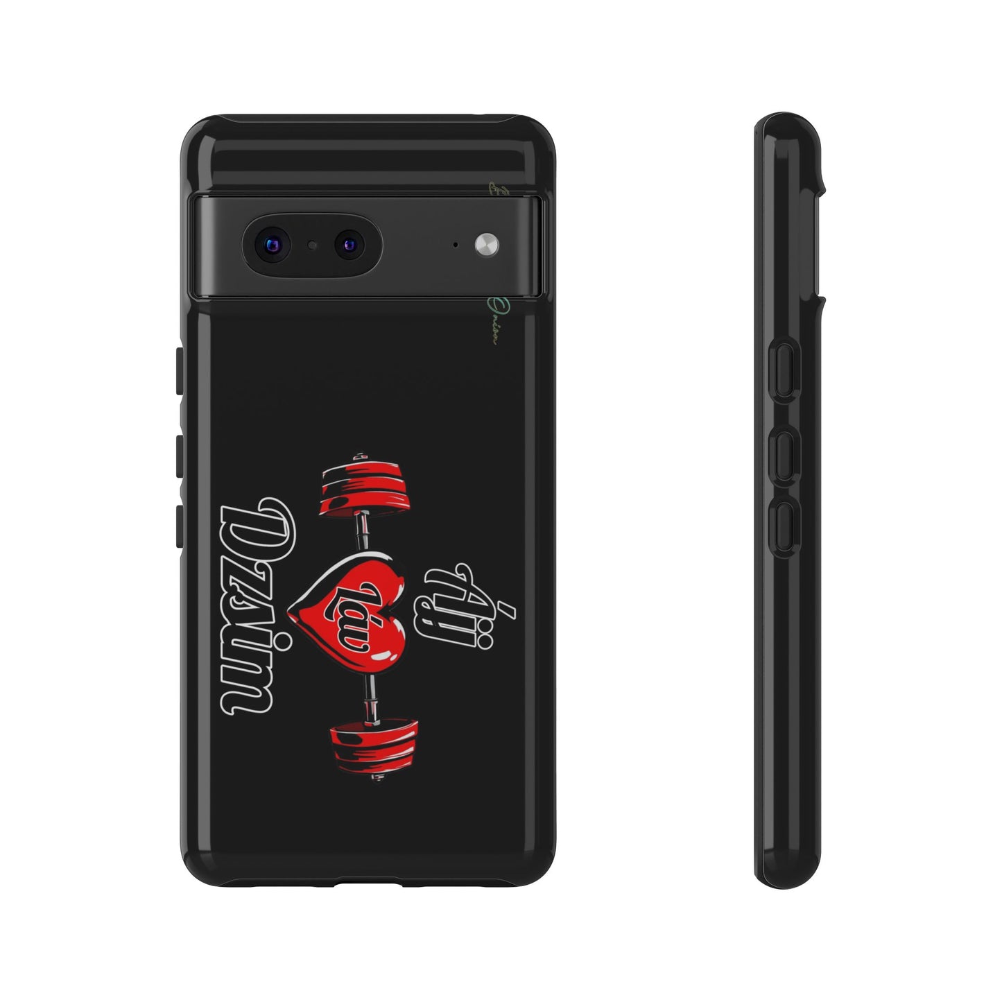 BlackOnion Brand New Phone Case - with Motivational Workout Motif’Ájj Láv Dzsim ‘💪🔥🫵