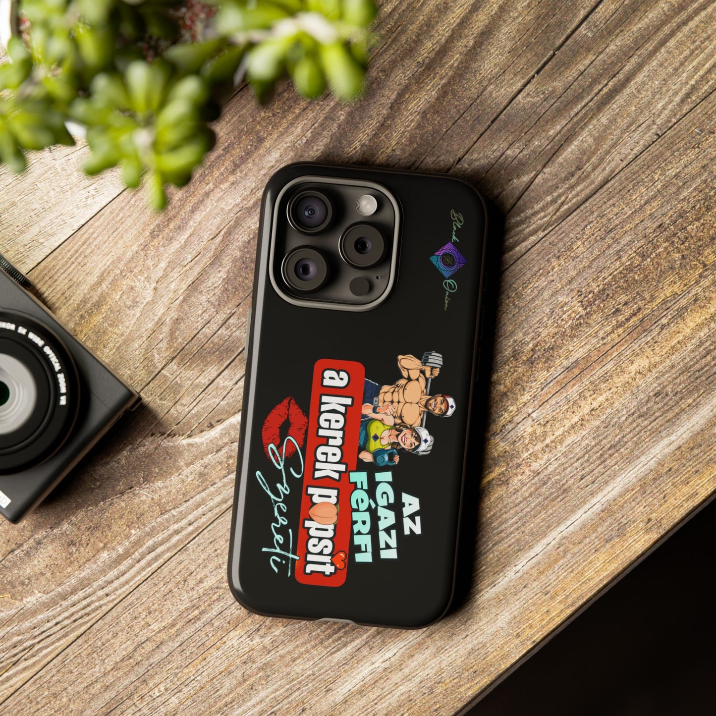 BlackOnion Brand New Phone Case - with Motivational Workout Motif ‘Az igazi férfi ‘💪🔥🫵