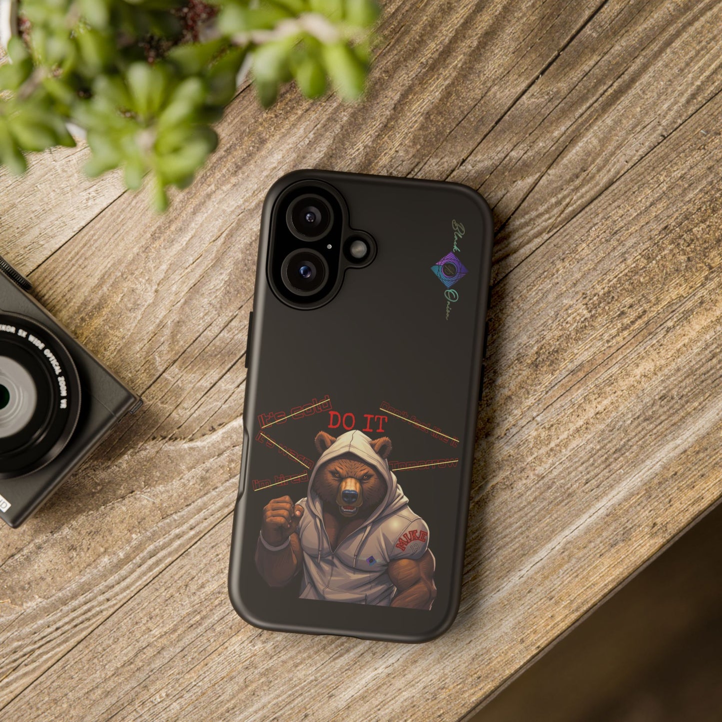 BlackOnion Brand New Phone Case - with Motivational Workout Motif’Do it ‘💪🔥🫵