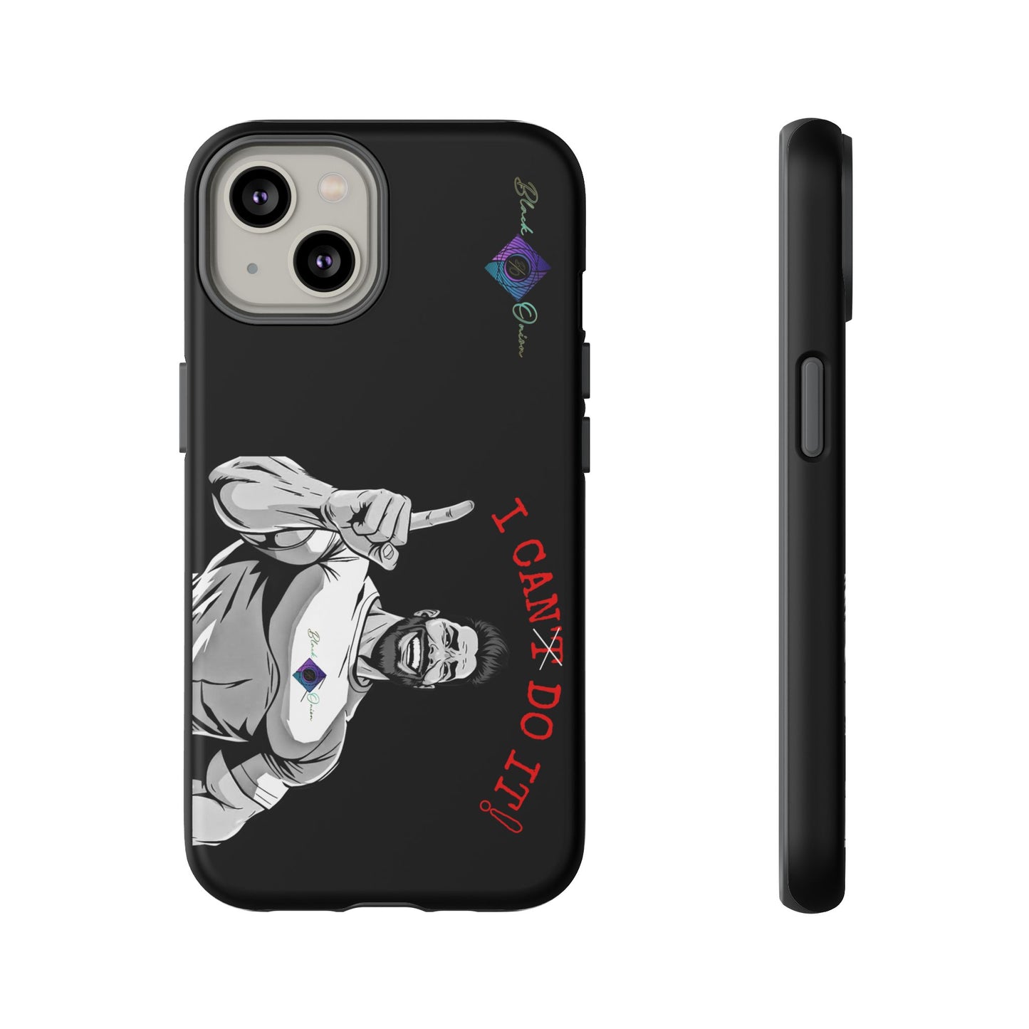 BlackOnion Brand New Phone Case - with Motivational Workout Motif’I Can Do It ‘💪🔥🫵