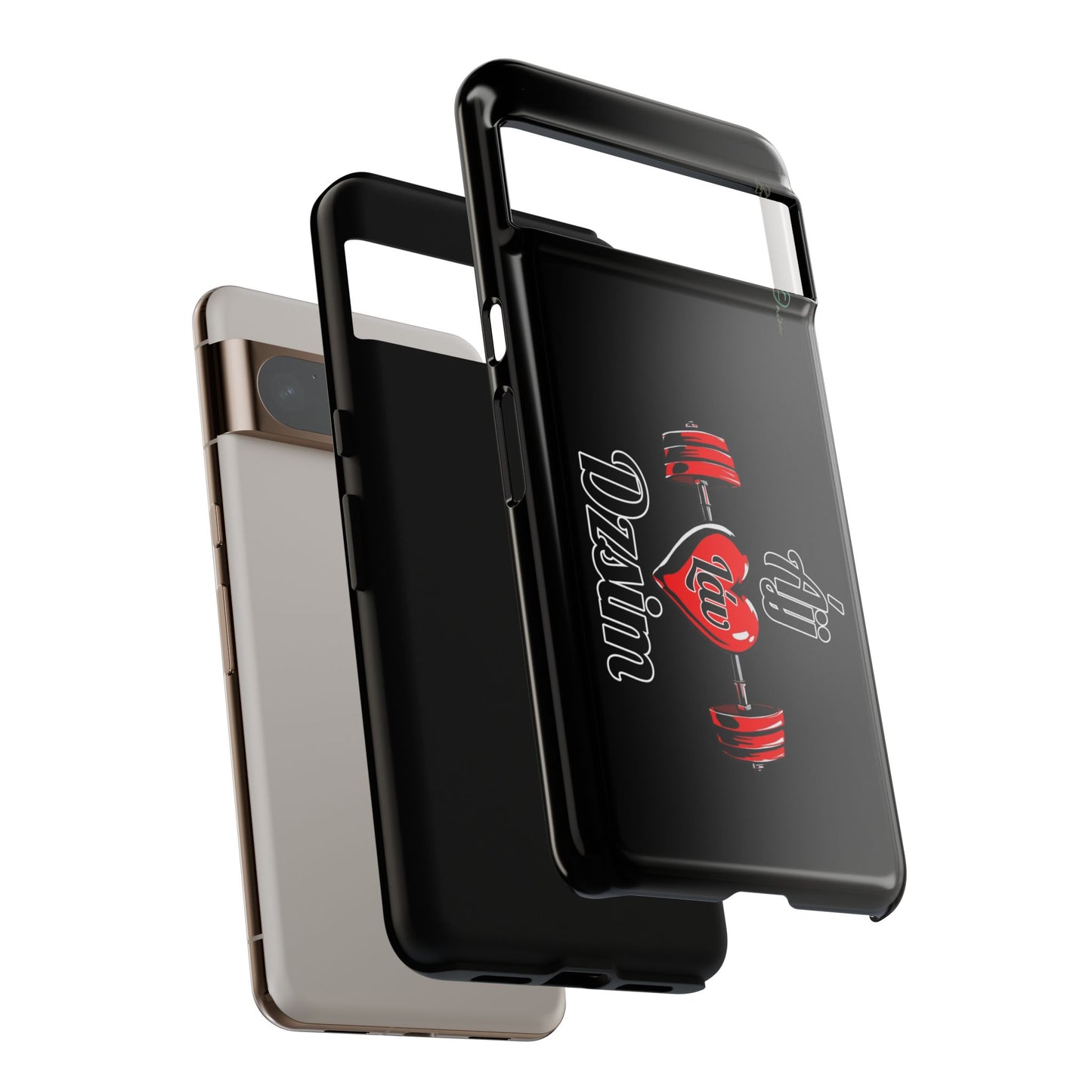 BlackOnion Brand New Phone Case - with Motivational Workout Motif’Ájj Láv Dzsim ‘💪🔥🫵
