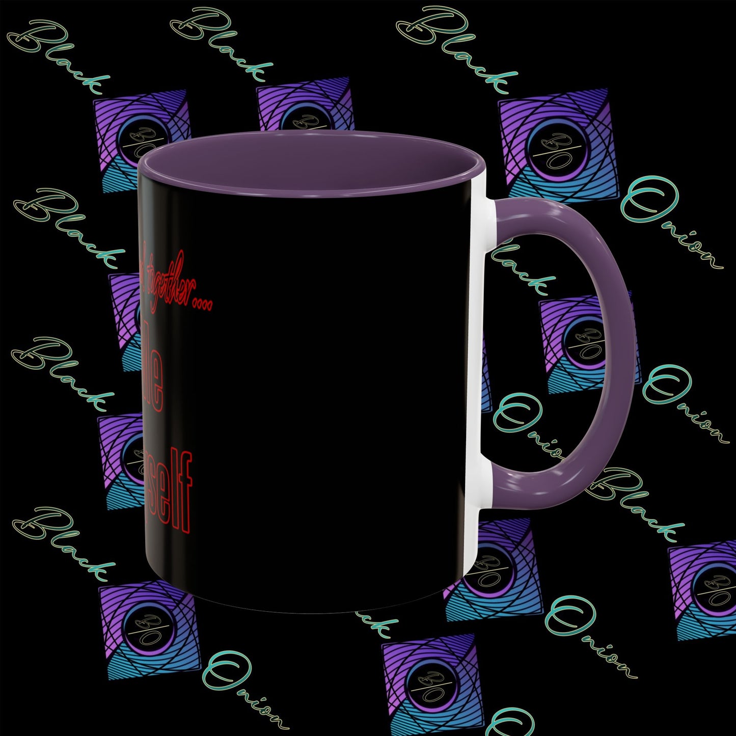 BlackOnion Coffee Mug Serial 2 with Workout Motif ‘ We’ll walk this road together’🫵🔥💪