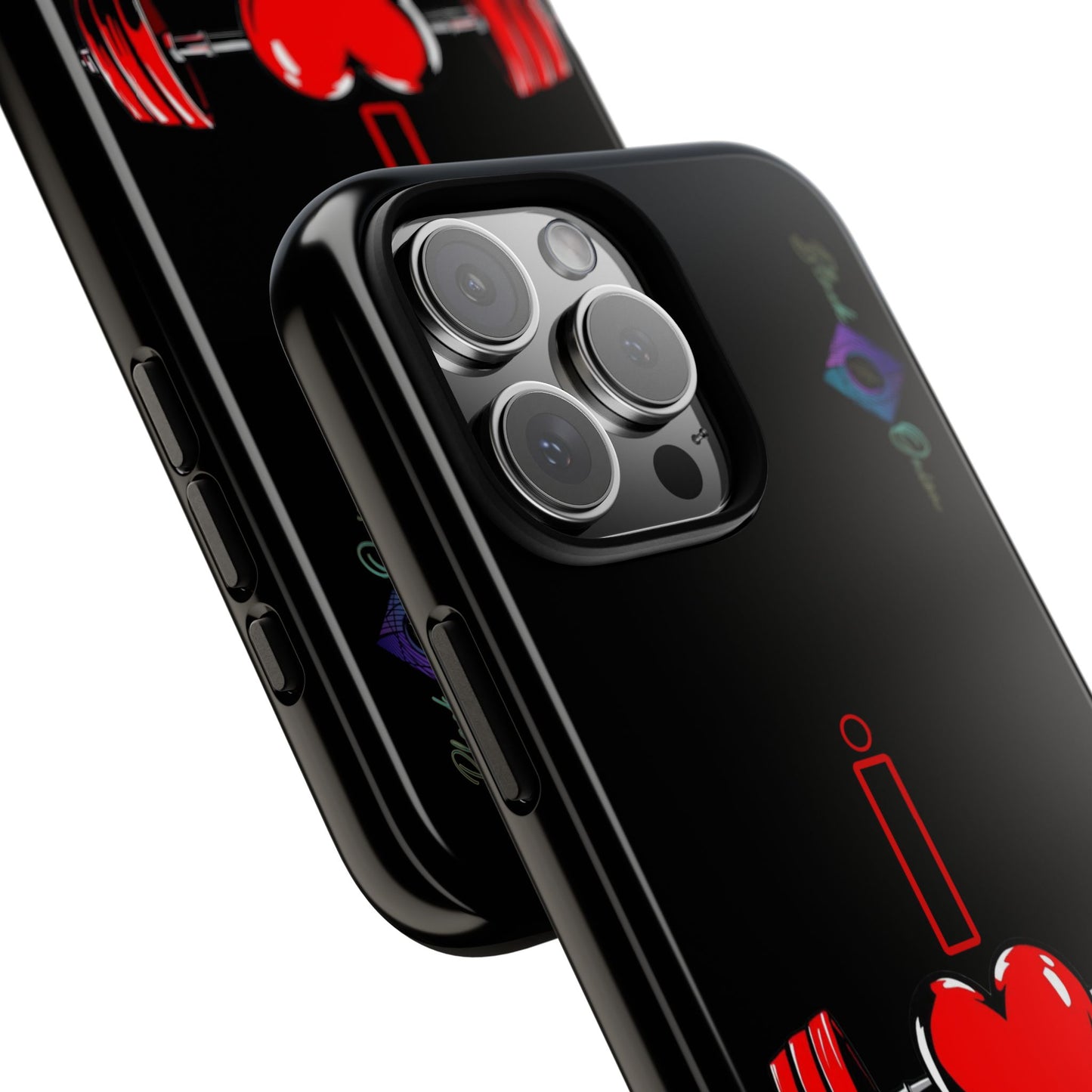 BlackOnion Brand New Phone Case - with Motivational Workout Motif’I Love Gym ‘💪🔥🫵