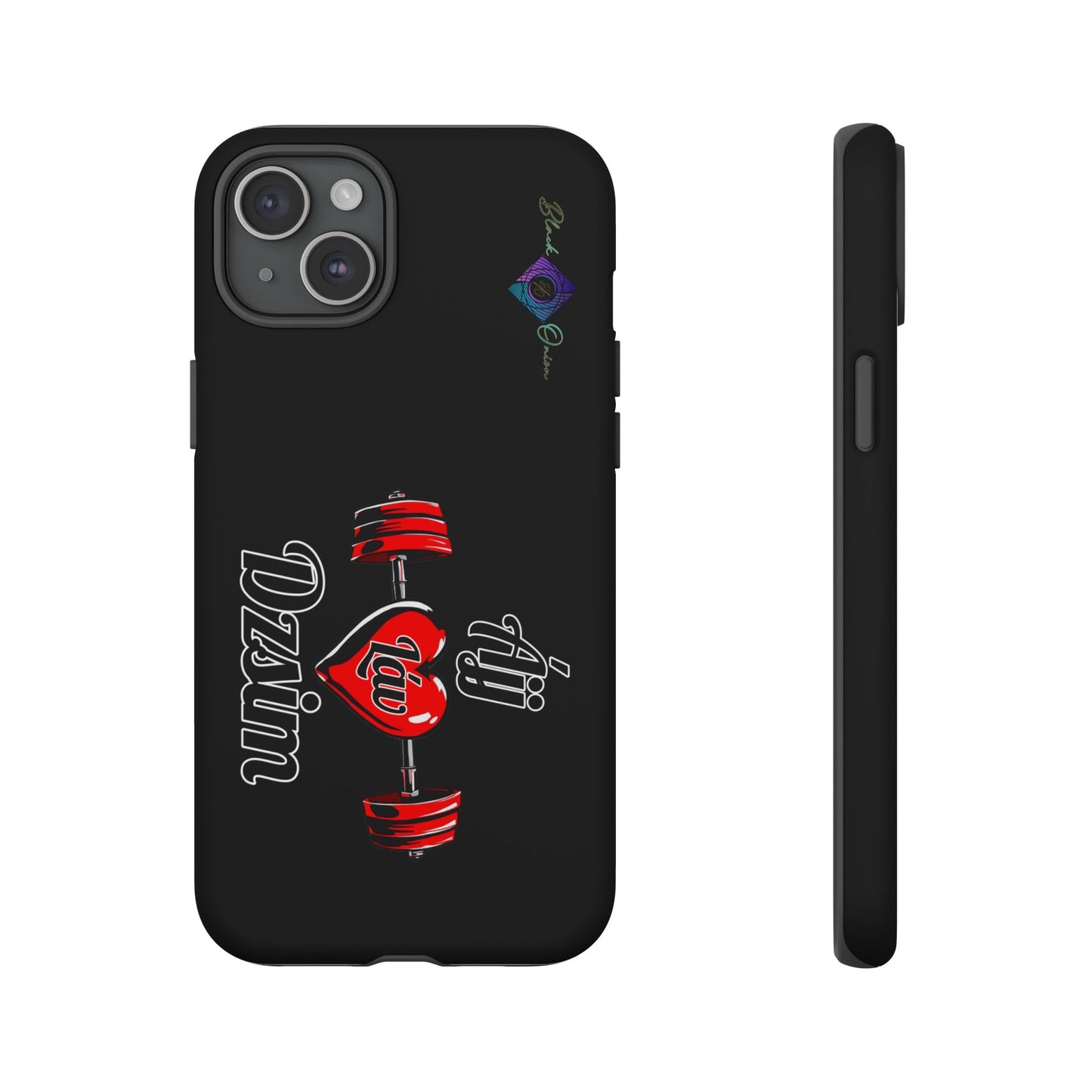 BlackOnion Brand New Phone Case - with Motivational Workout Motif’Ájj Láv Dzsim ‘💪🔥🫵