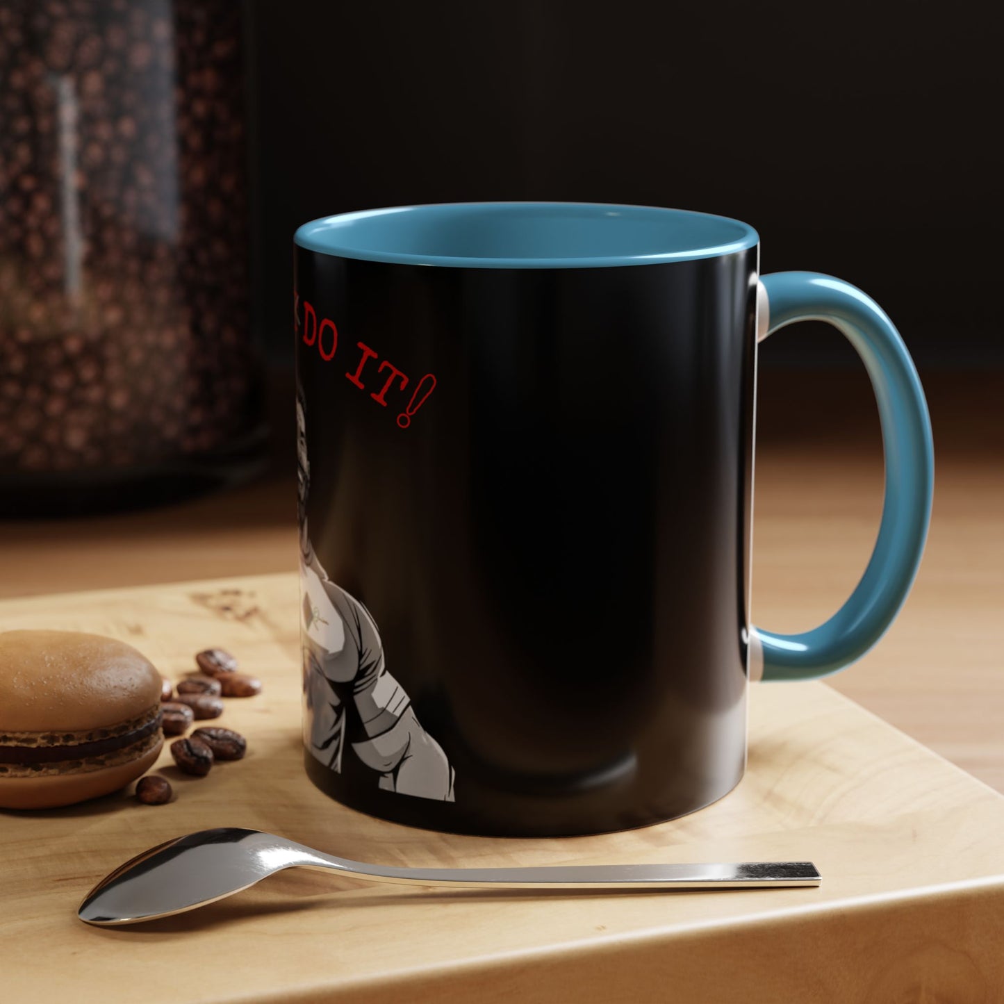 BlackOnion Coffee Mug 2 with Workout Motif ‘I Can Do It V2’🫵🔥💪