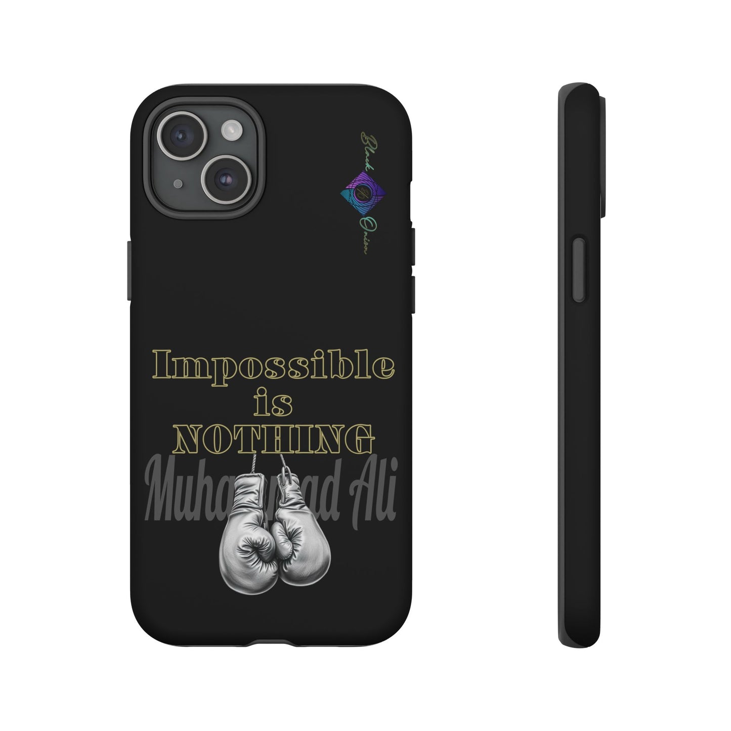 BlackOnion Brand New Phone Case - with Motivational Workout Motif ’Impossible ‘💪🔥🫵