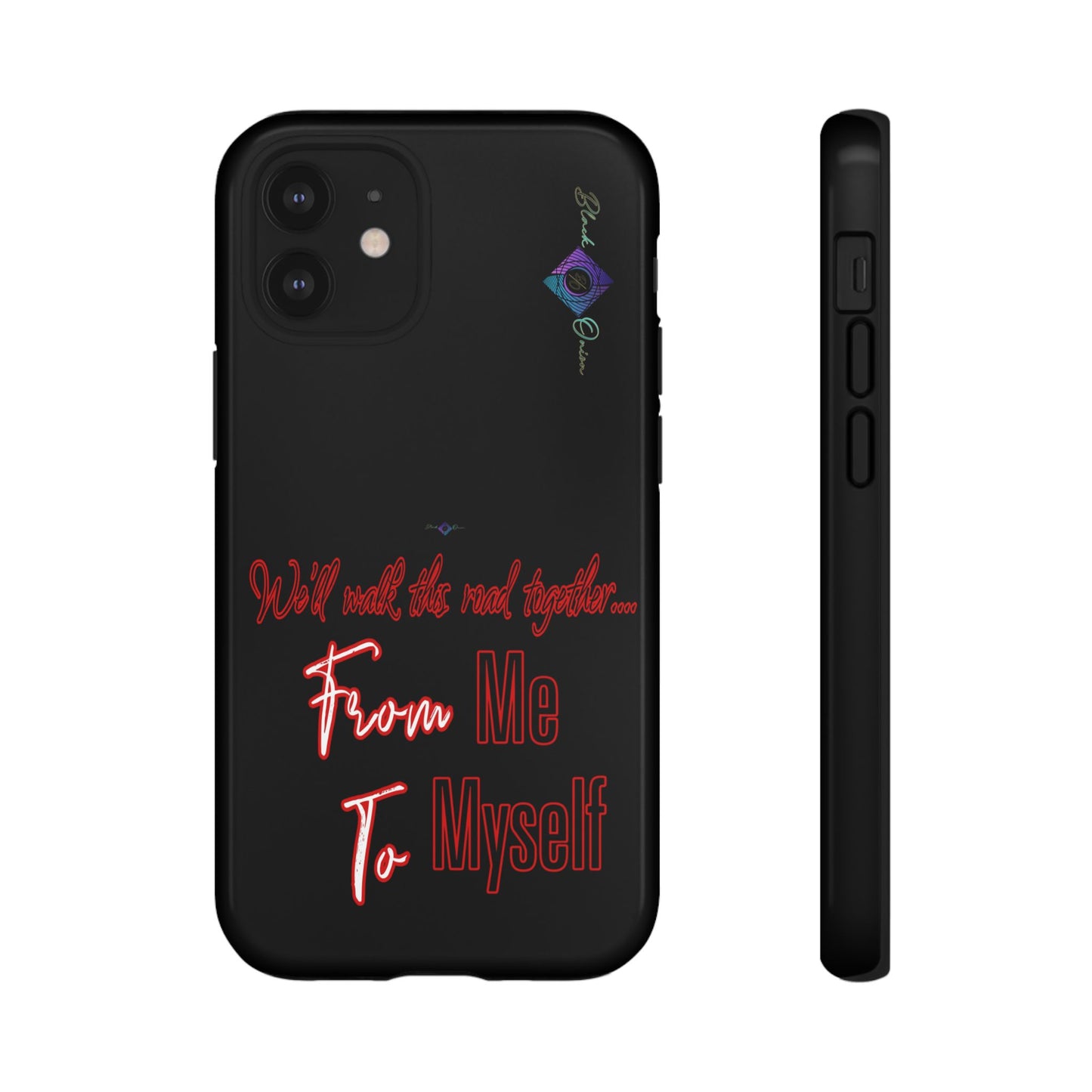 BlackOnion Brand New Phone Case - with Motivational Workout Motif’We’ll walk ‘💪🔥🫵