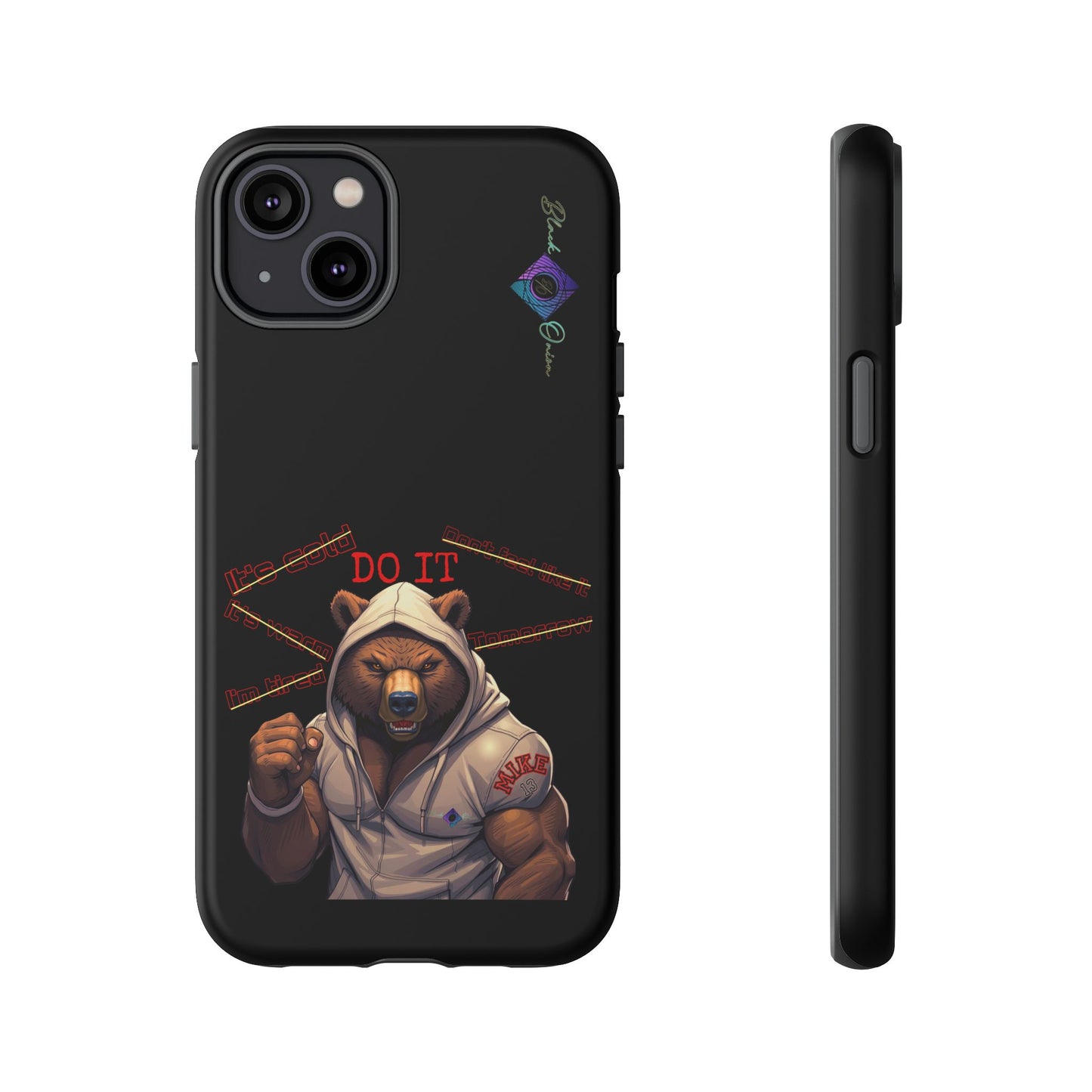 BlackOnion Brand New Phone Case - with Motivational Workout Motif’Do it ‘💪🔥🫵