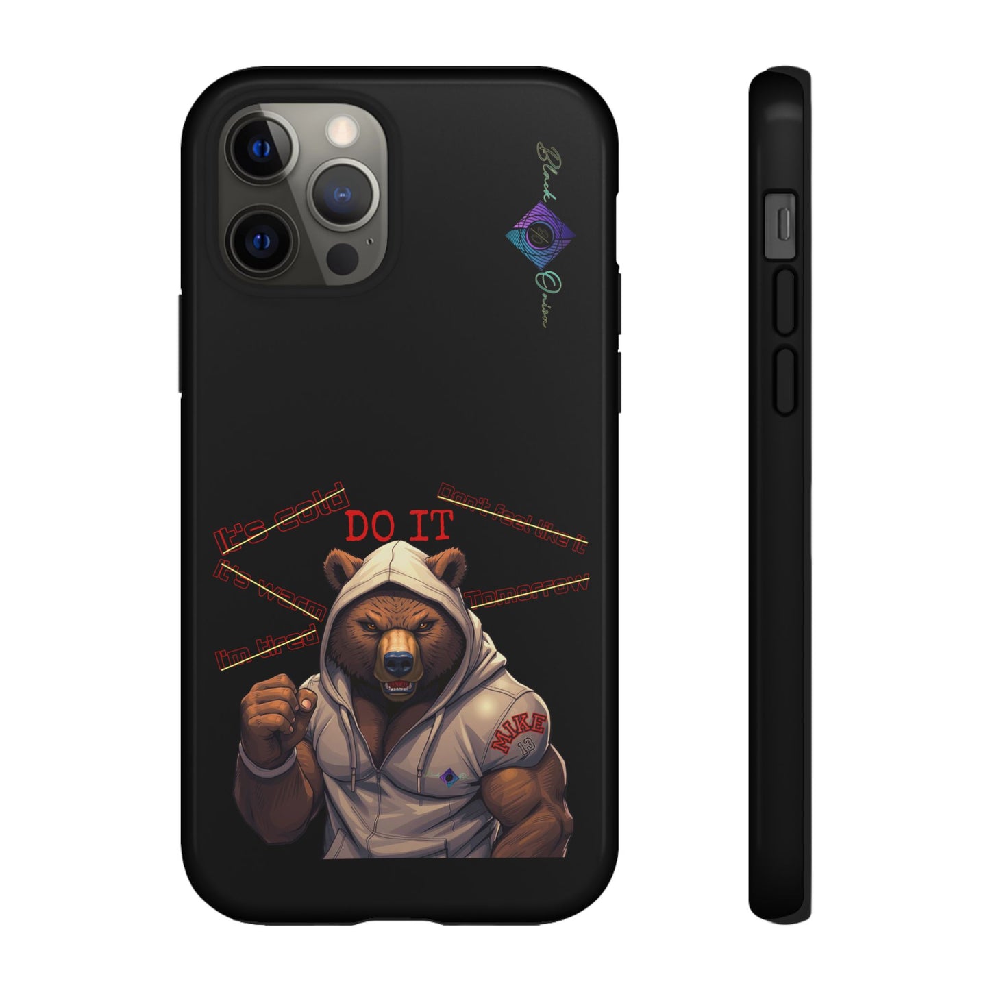 BlackOnion Brand New Phone Case - with Motivational Workout Motif’Do it ‘💪🔥🫵