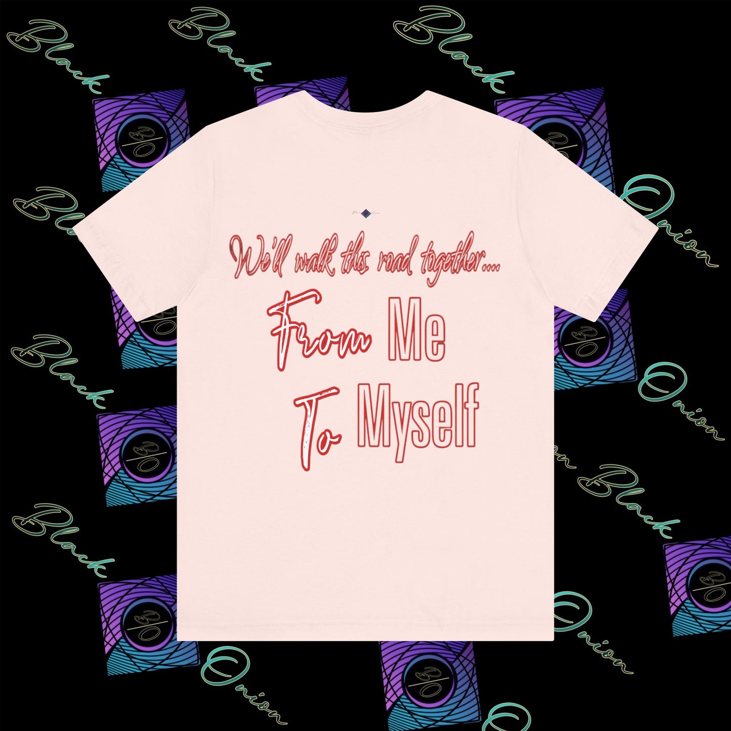 BlackOnion 'From Me ,To Myself' T-Shirt with Workout Motif V3๐ช๐ฅ