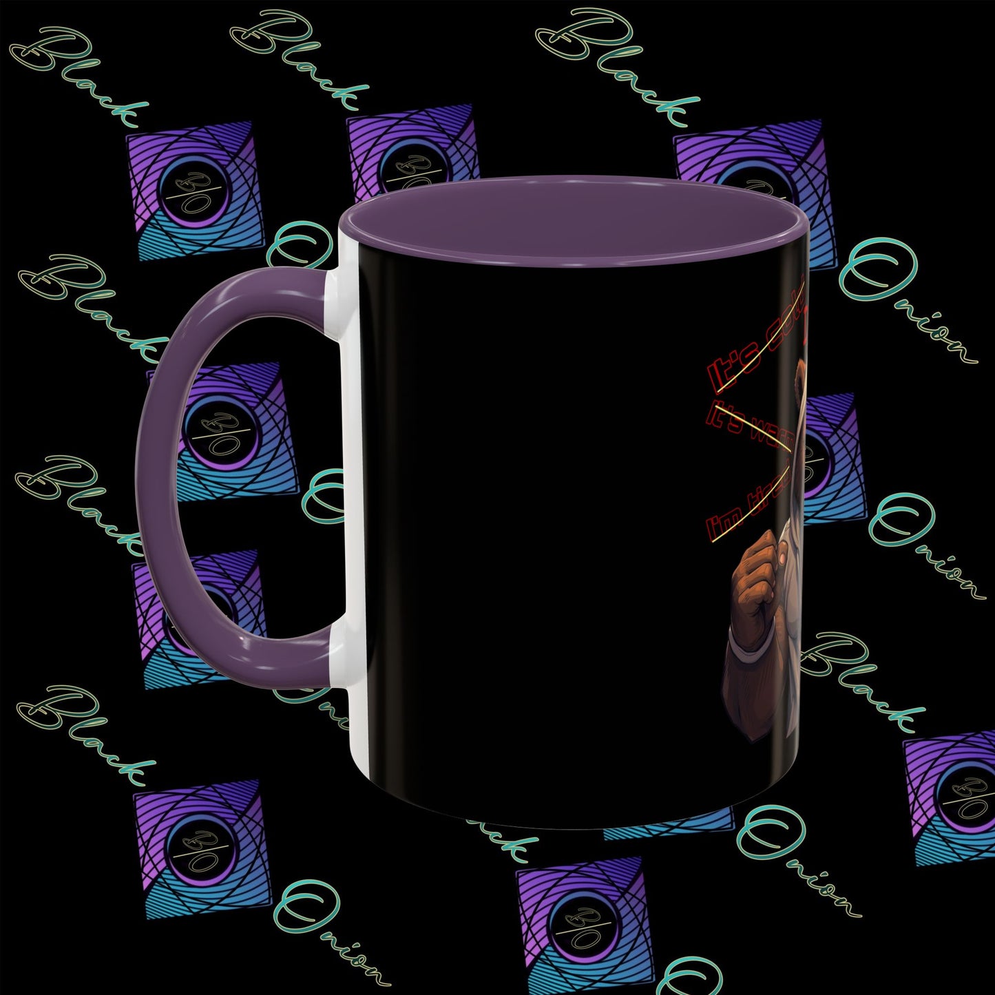 BlackOnion Coffee Mug - 11oz with Workout Motif ‘Mike 13’🔥💪🫵