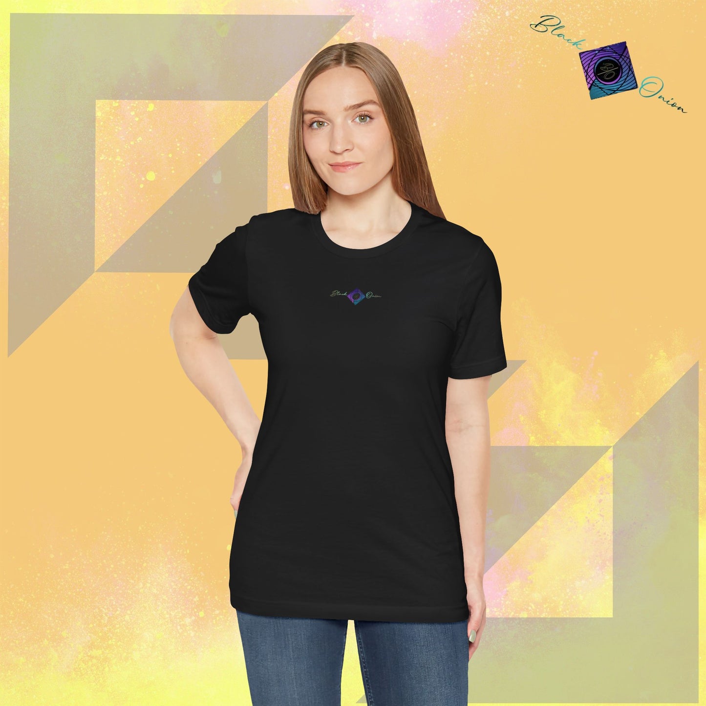 BlackOnion T-Shirt with Workout Motif “Don't Think About It, Go For It!” V3 💪🔥🫵
