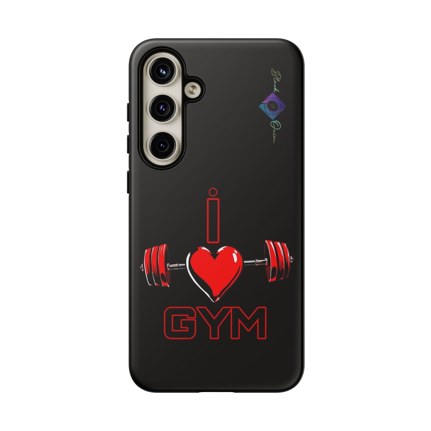 BlackOnion Brand New Phone Case - with Motivational Workout Motif’I Love Gym ‘💪🔥🫵