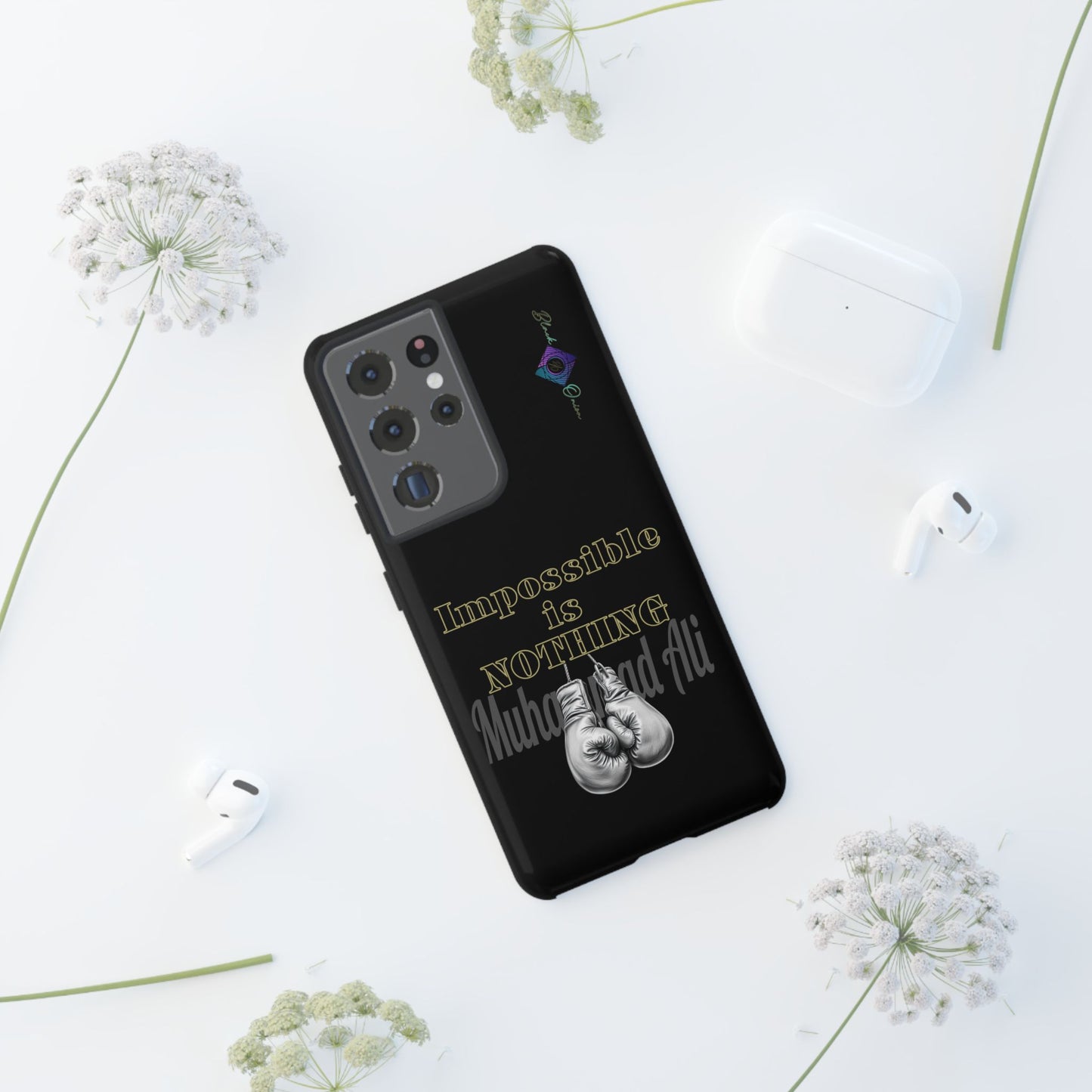 BlackOnion Brand New Phone Case - with Motivational Workout Motif ’Impossible ‘💪🔥🫵