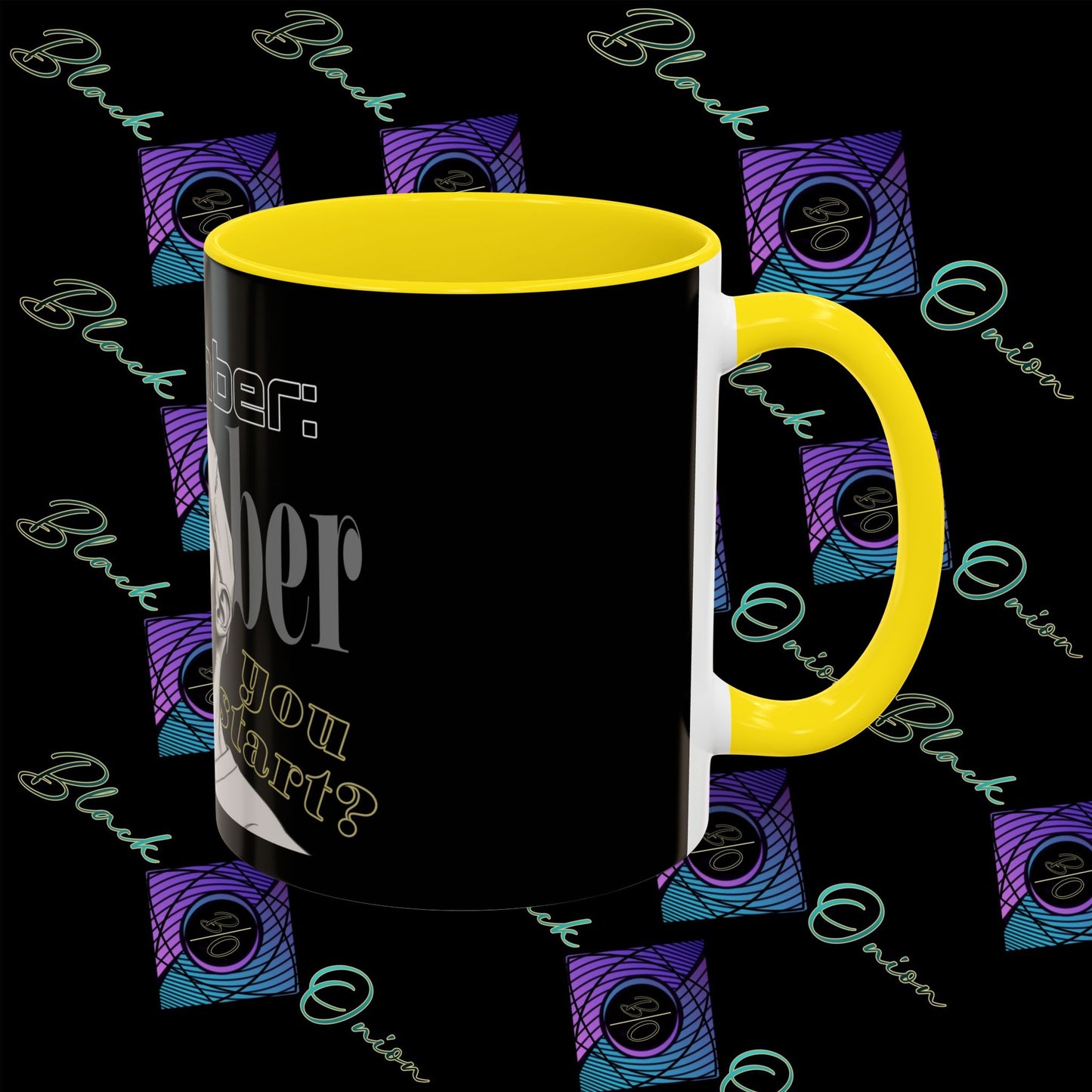 BlackOnion Coffee Mug 2 with Workout Motif ‘Remember V2’🫵🔥💪