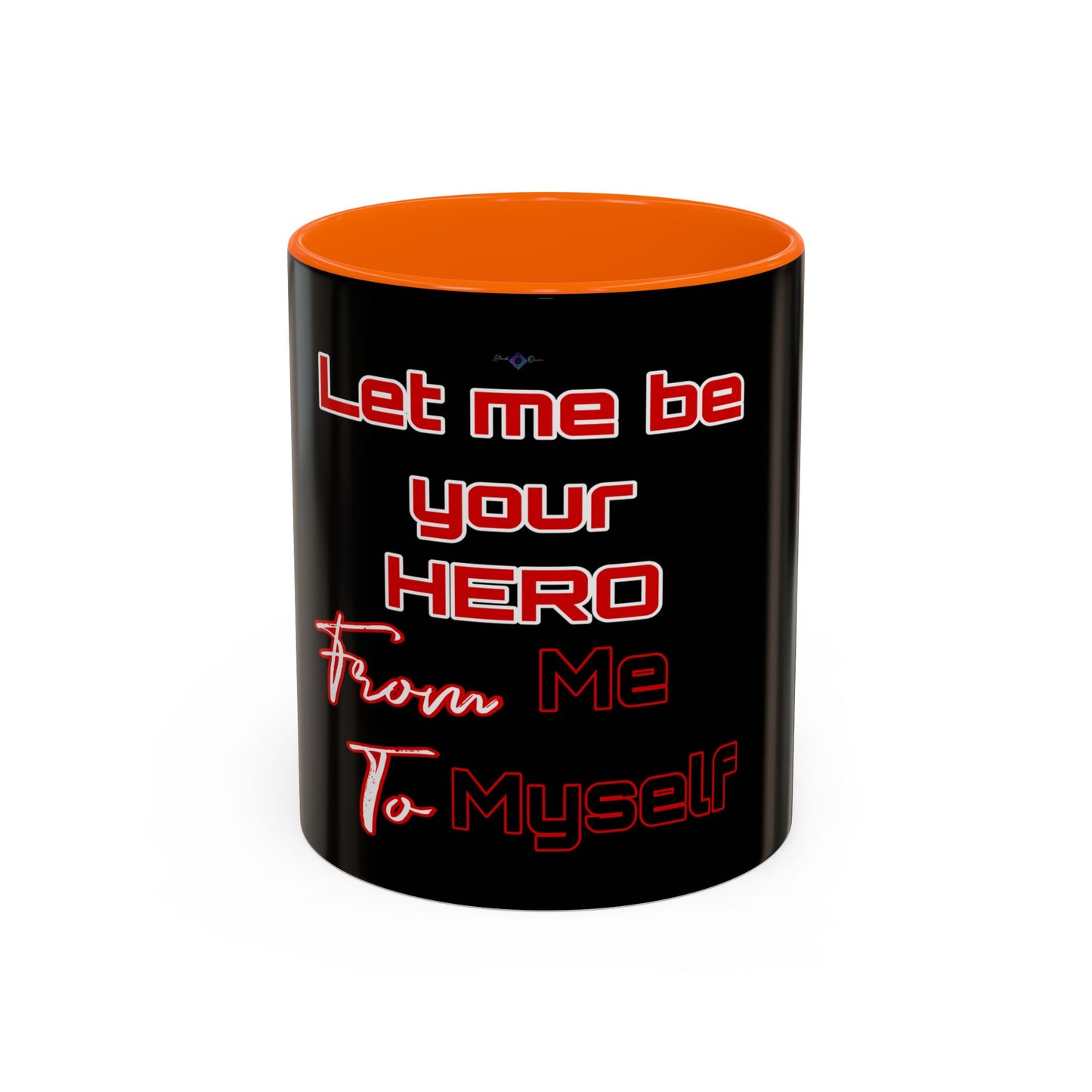 BlackOnion Coffee Mug - 11oz with Workout Motif ‘Let me be your Hero’🔥💪🫵