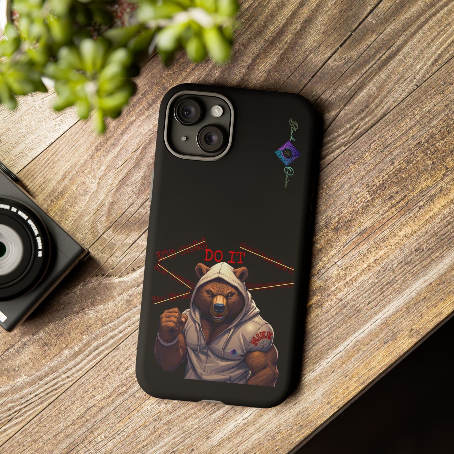 BlackOnion Brand New Phone Case - with Motivational Workout Motif’Do it ‘💪🔥🫵
