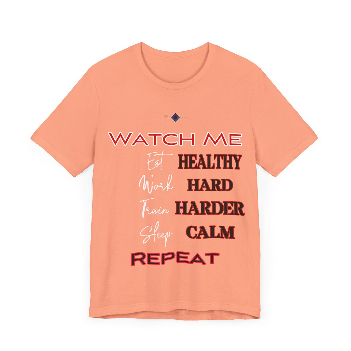 BlackOnion "Watch Me" T-Shirt with Workout Motif V3 ๐ช๐ฅ