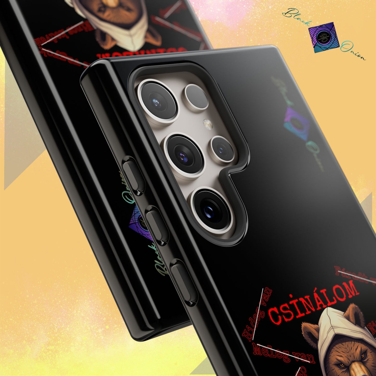 BlackOnion Brand New Phone Case - with Motivational Workout Motif ‘Csinálom ‘💪🔥🫵