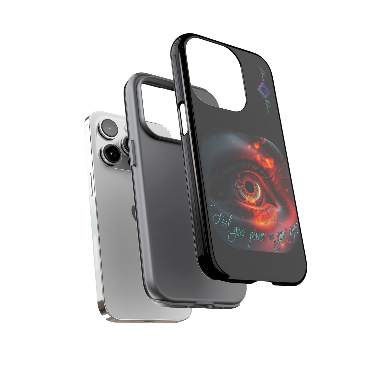 BlackOnion Brand New Phone Case - with Motivational Workout Motif ’Feel your power ‘💪🔥🫵
