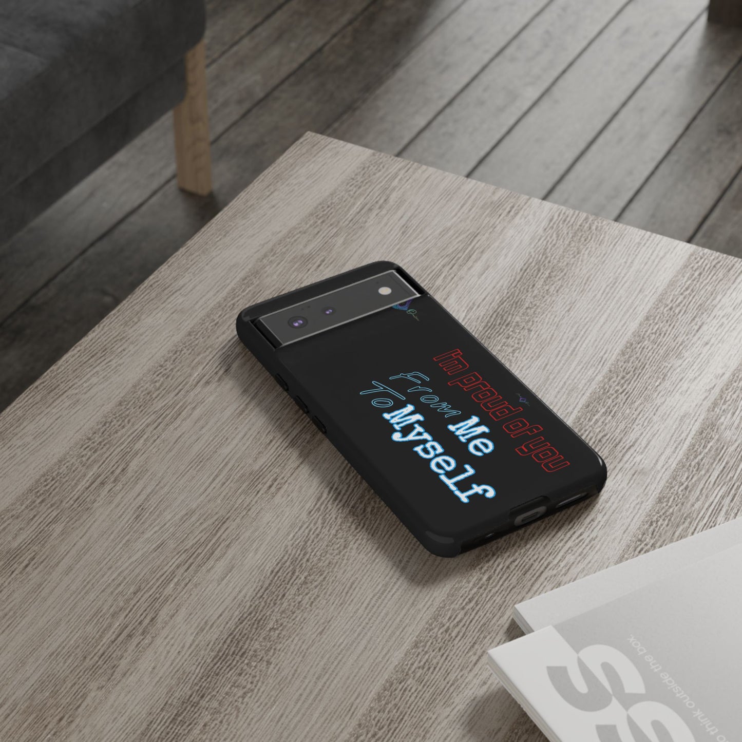 BlackOnion Brand New Phone Case - with Motivational Workout Motif’I’m proud of you ‘💪🔥🫵