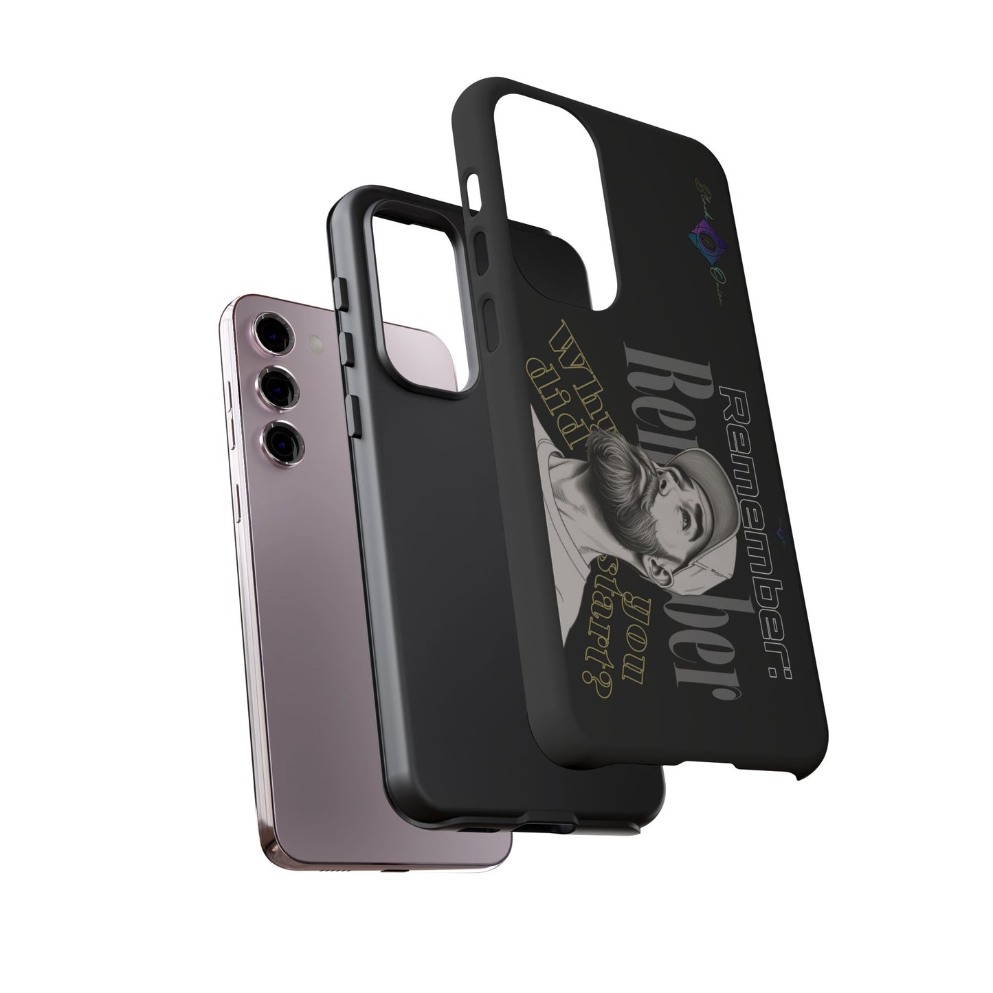 BlackOnion Brand New Phone Case - with Motivational Workout Motif’Remember ‘💪🔥🫵