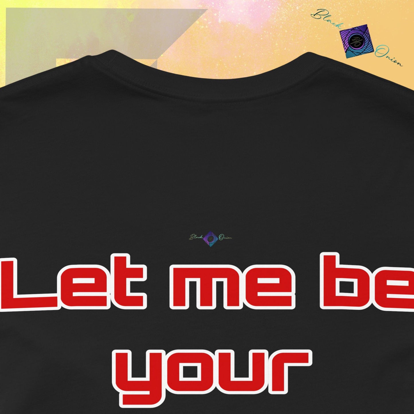 BlackOnion T-Shirt with Workout Motif “Let me be your Hero” 🫵🔥💪