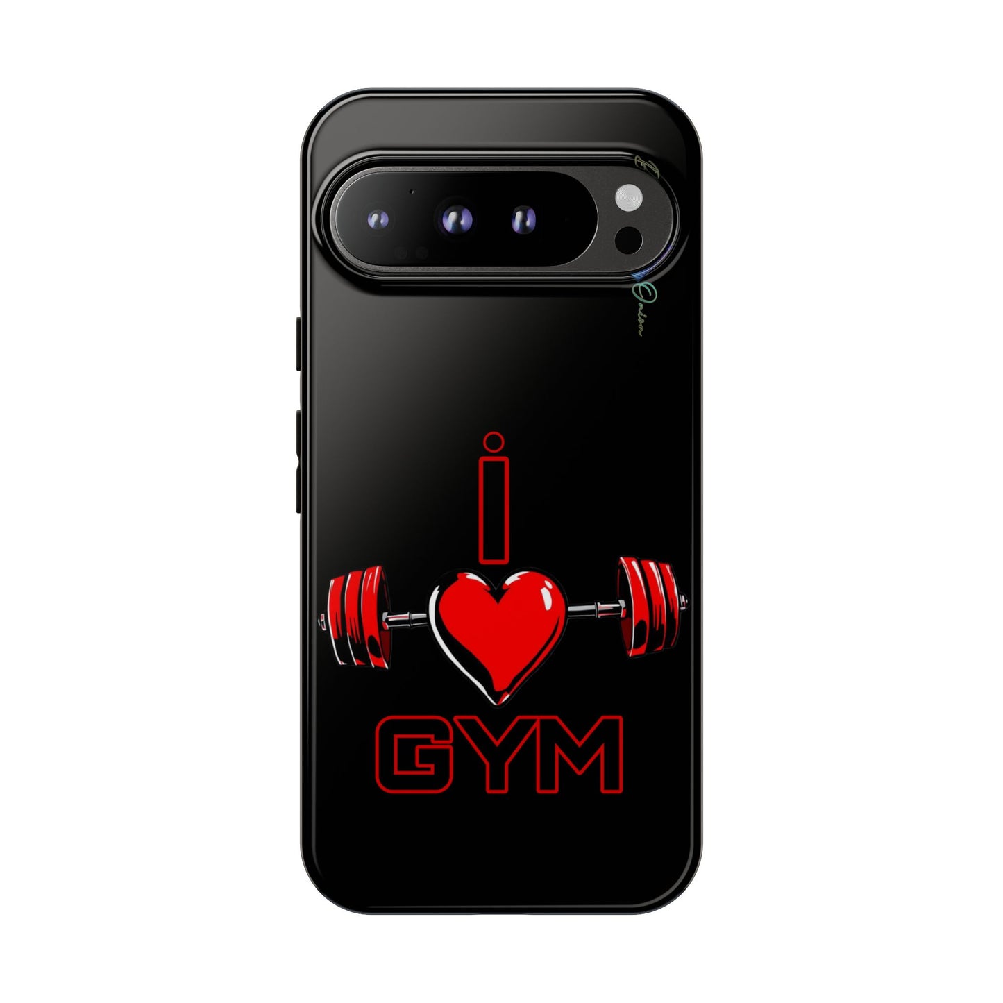 BlackOnion Brand New Phone Case - with Motivational Workout Motif’I Love Gym ‘💪🔥🫵
