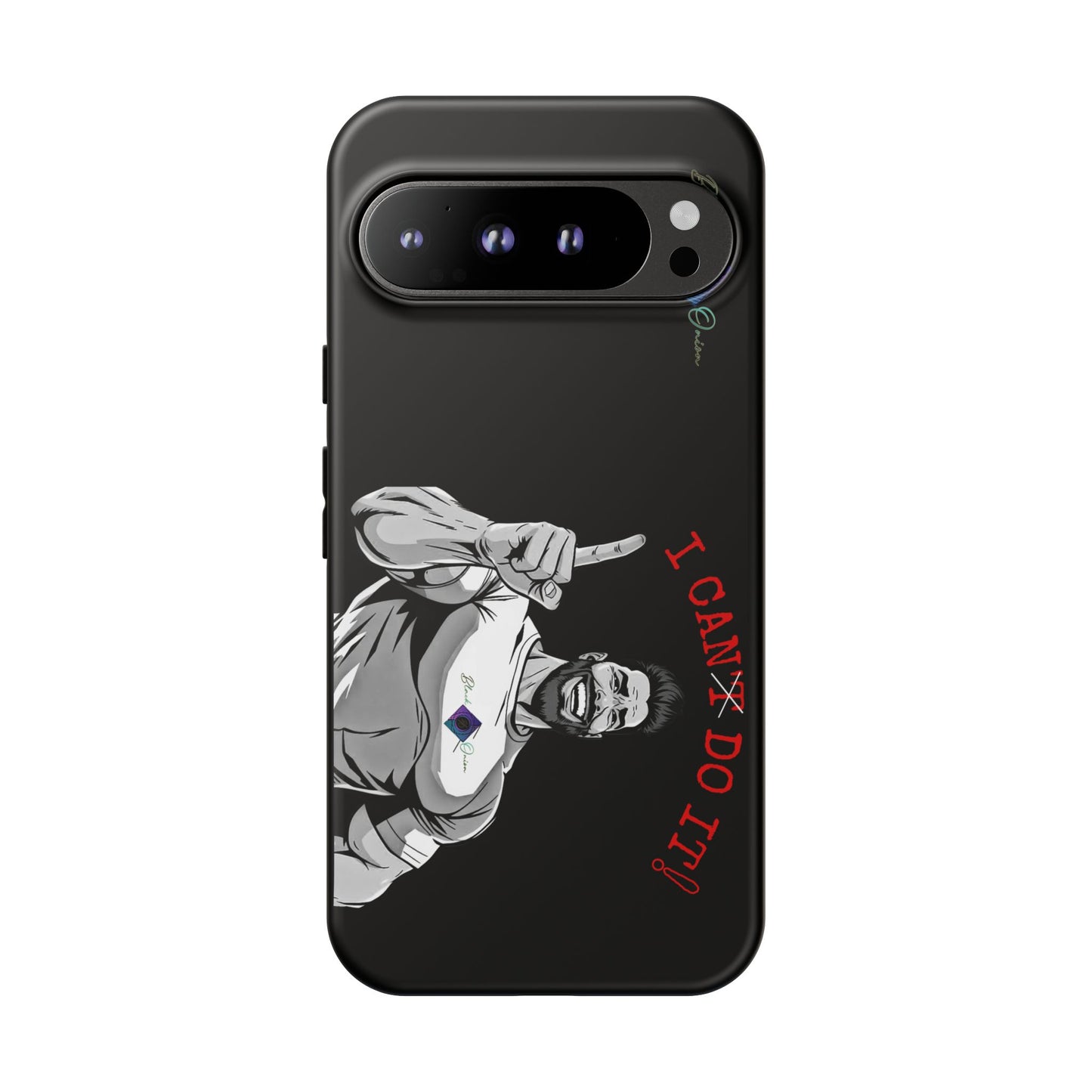BlackOnion Brand New Phone Case - with Motivational Workout Motif’I Can Do It ‘💪🔥🫵