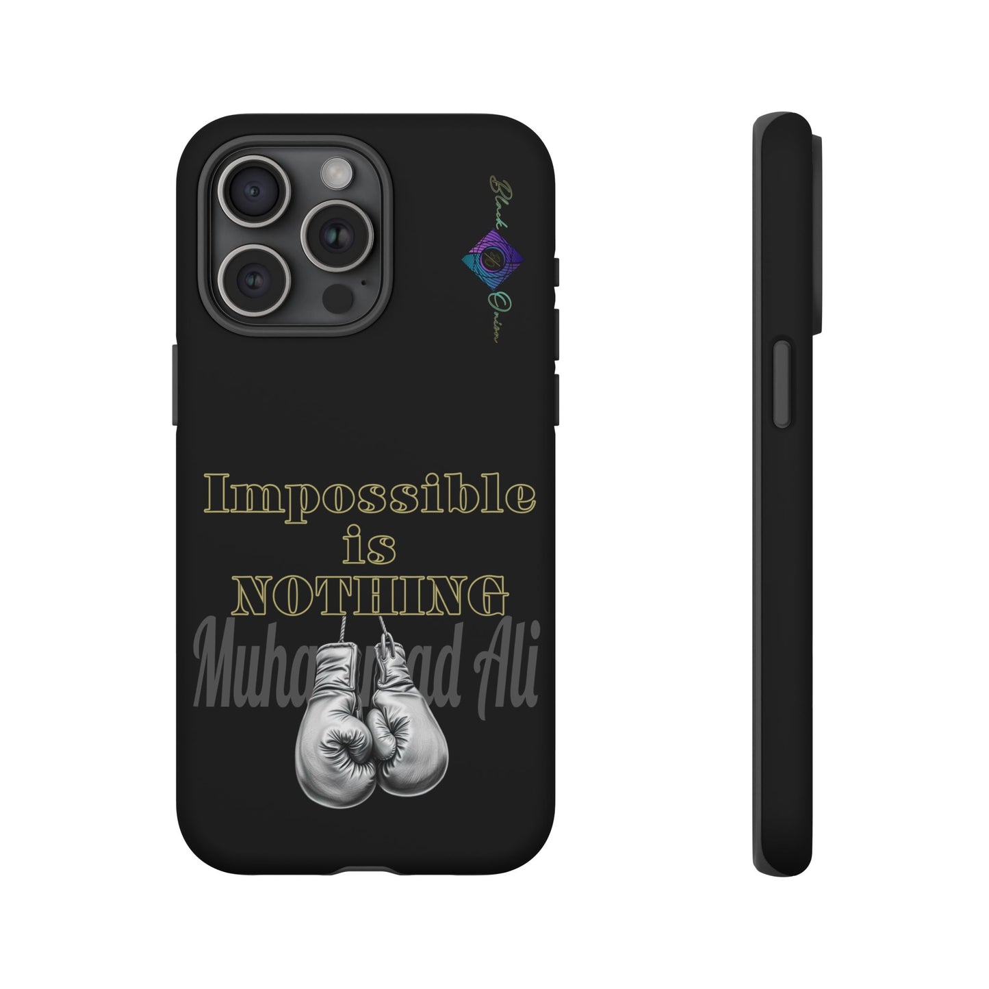 BlackOnion Brand New Phone Case - with Motivational Workout Motif ’Impossible ‘💪🔥🫵