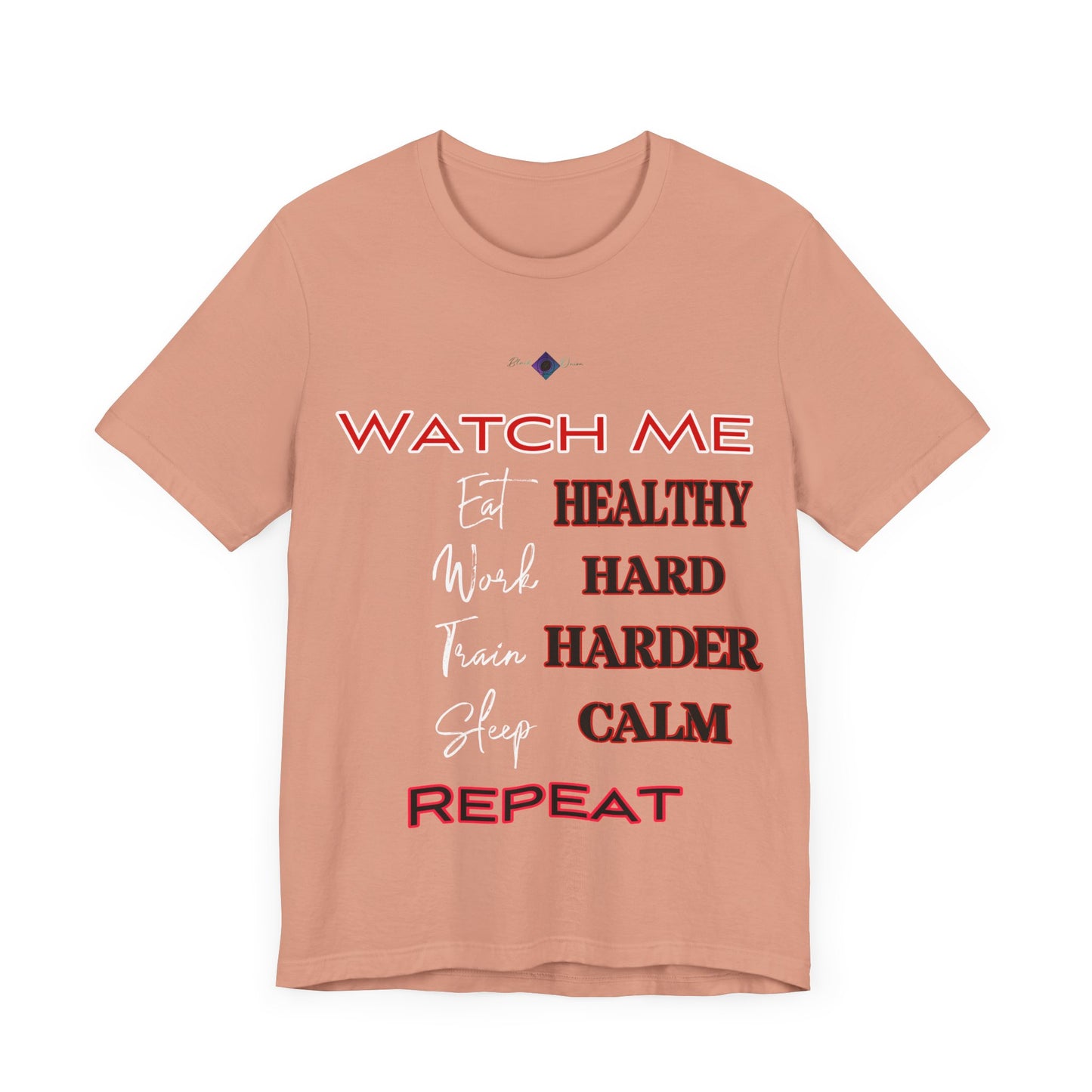 BlackOnion "Watch Me" T-Shirt with Workout Motif V3 ๐ช๐ฅ