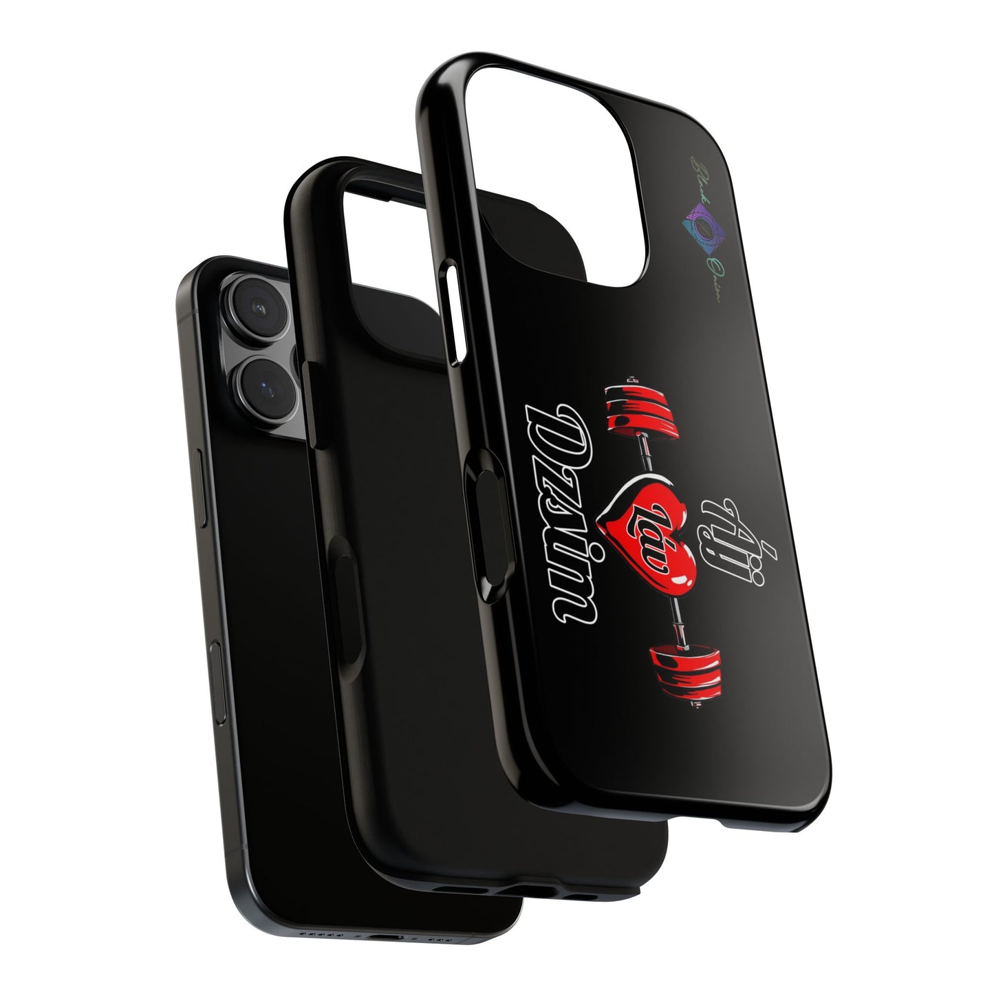 BlackOnion Brand New Phone Case - with Motivational Workout Motif’Ájj Láv Dzsim ‘💪🔥🫵